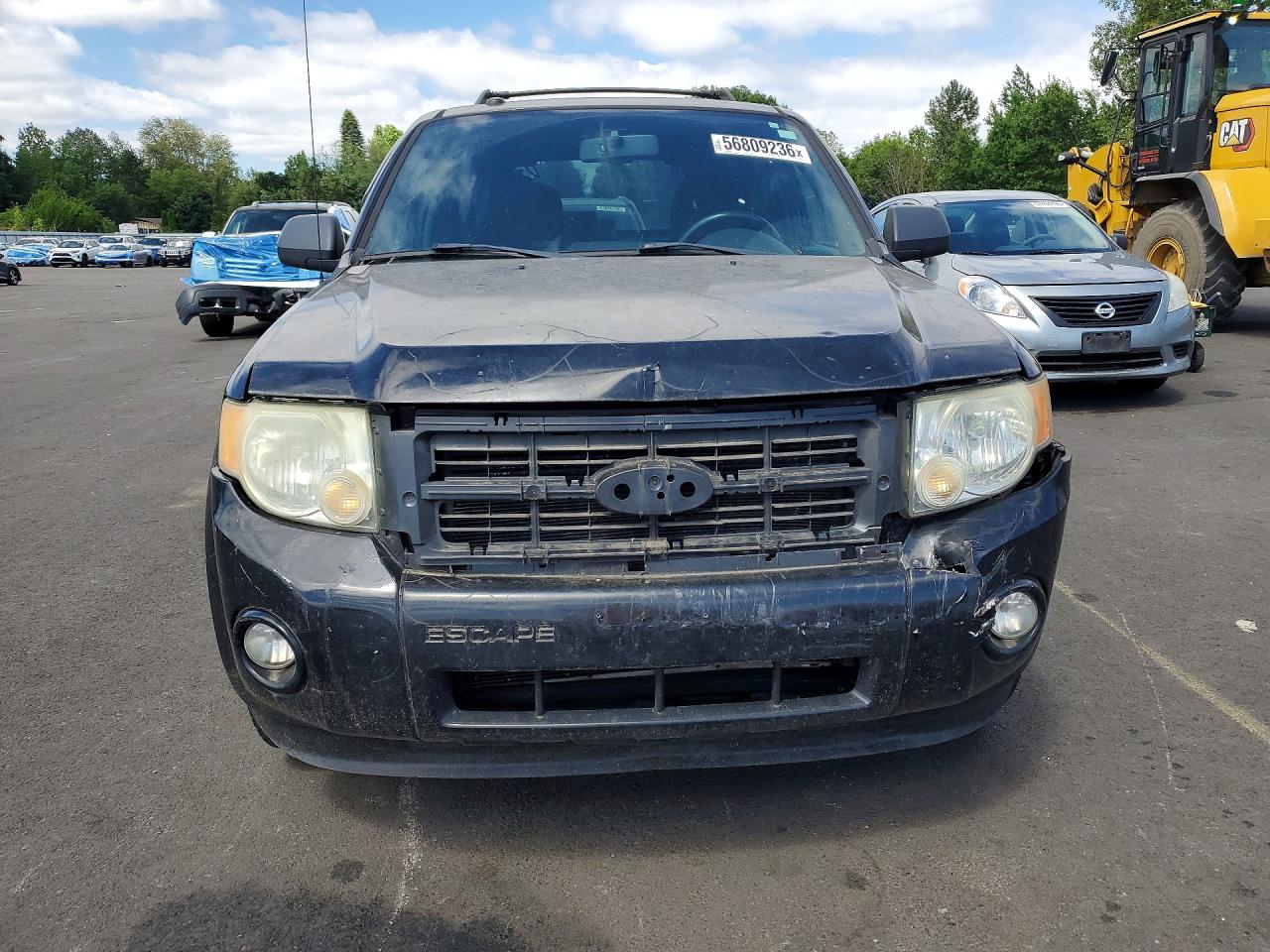 2009 Ford Escape Xlt Black vin: 1FMCU03G39KA13249