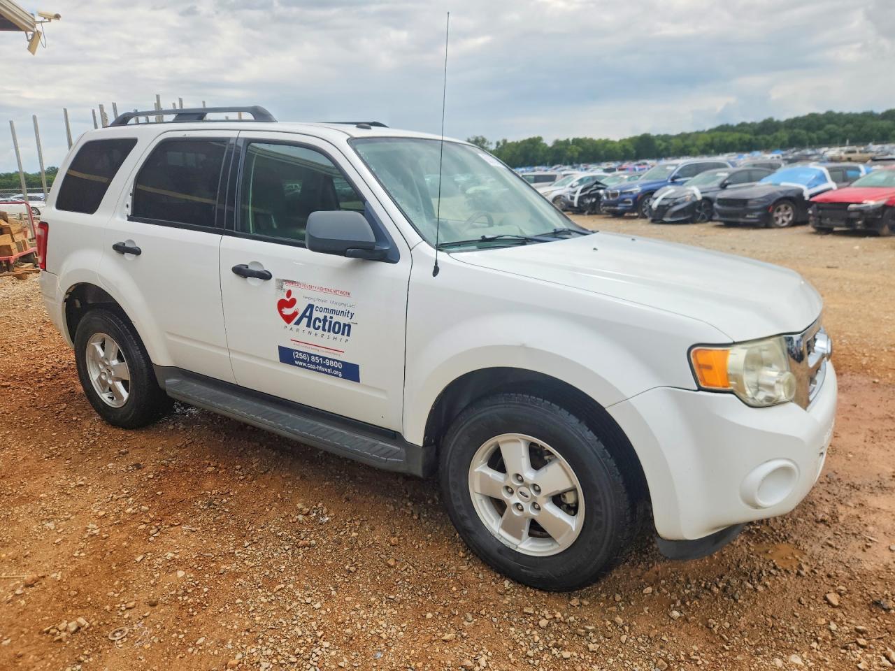 2009 Ford Escape Xlt White vin: 1FMCU03G39KA25269