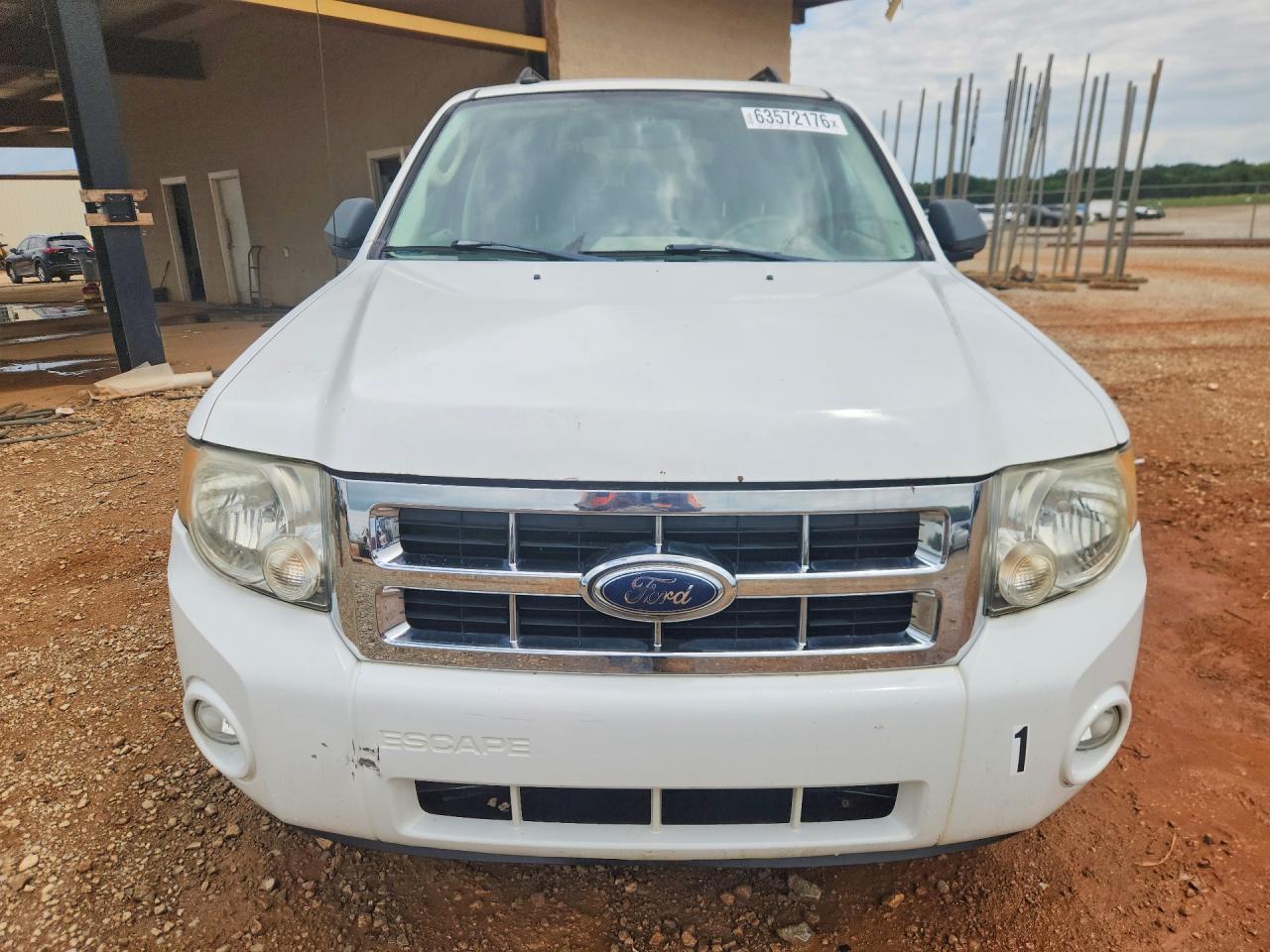 2009 Ford Escape Xlt White vin: 1FMCU03G39KA25269