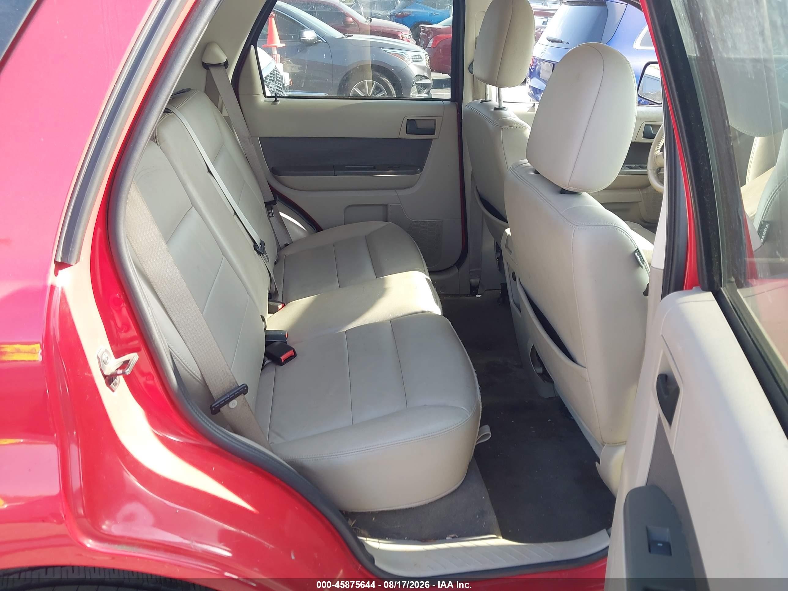 2009 Ford Escape Xlt Red vin: 1FMCU03G39KB00746