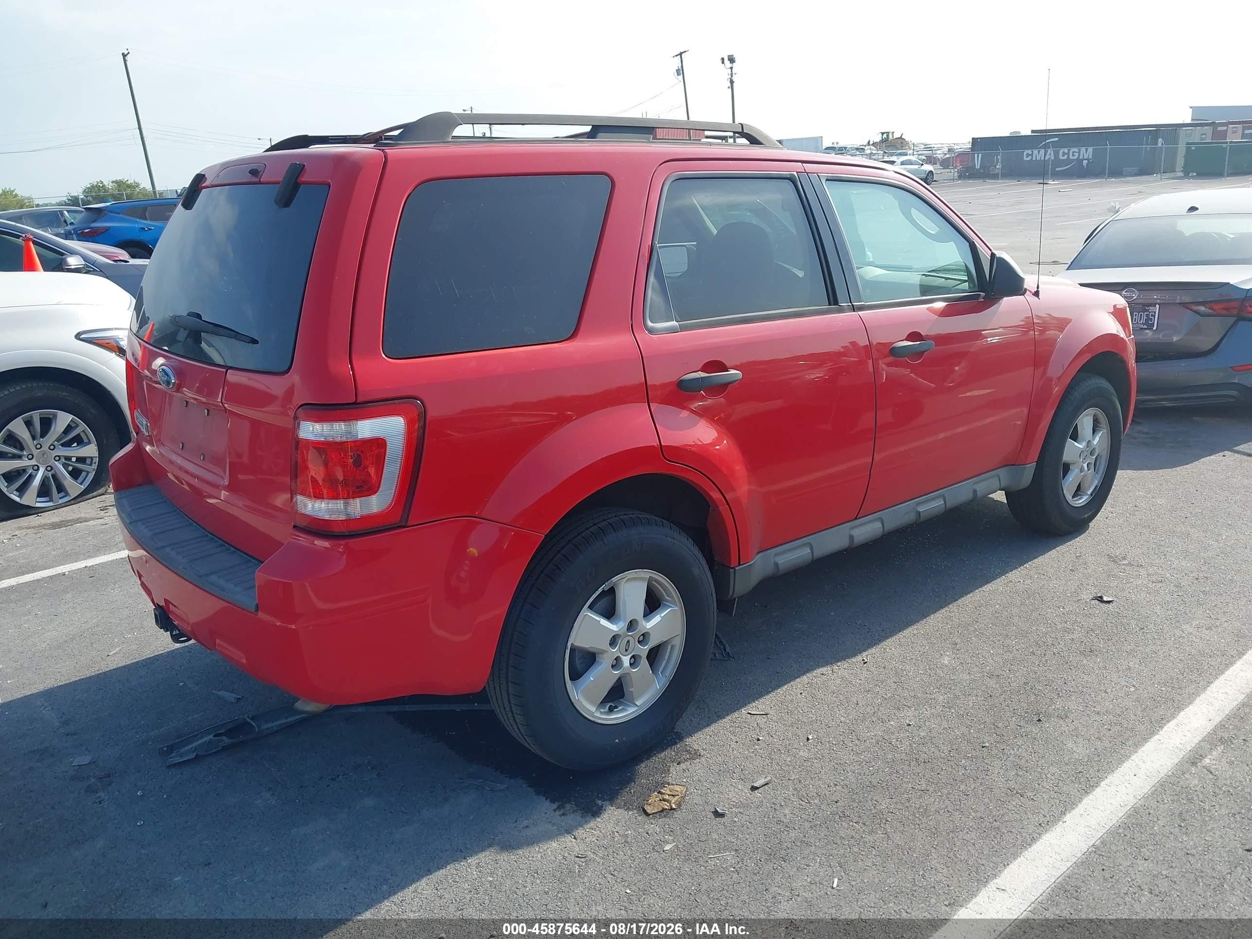 2009 Ford Escape Xlt Red vin: 1FMCU03G39KB00746