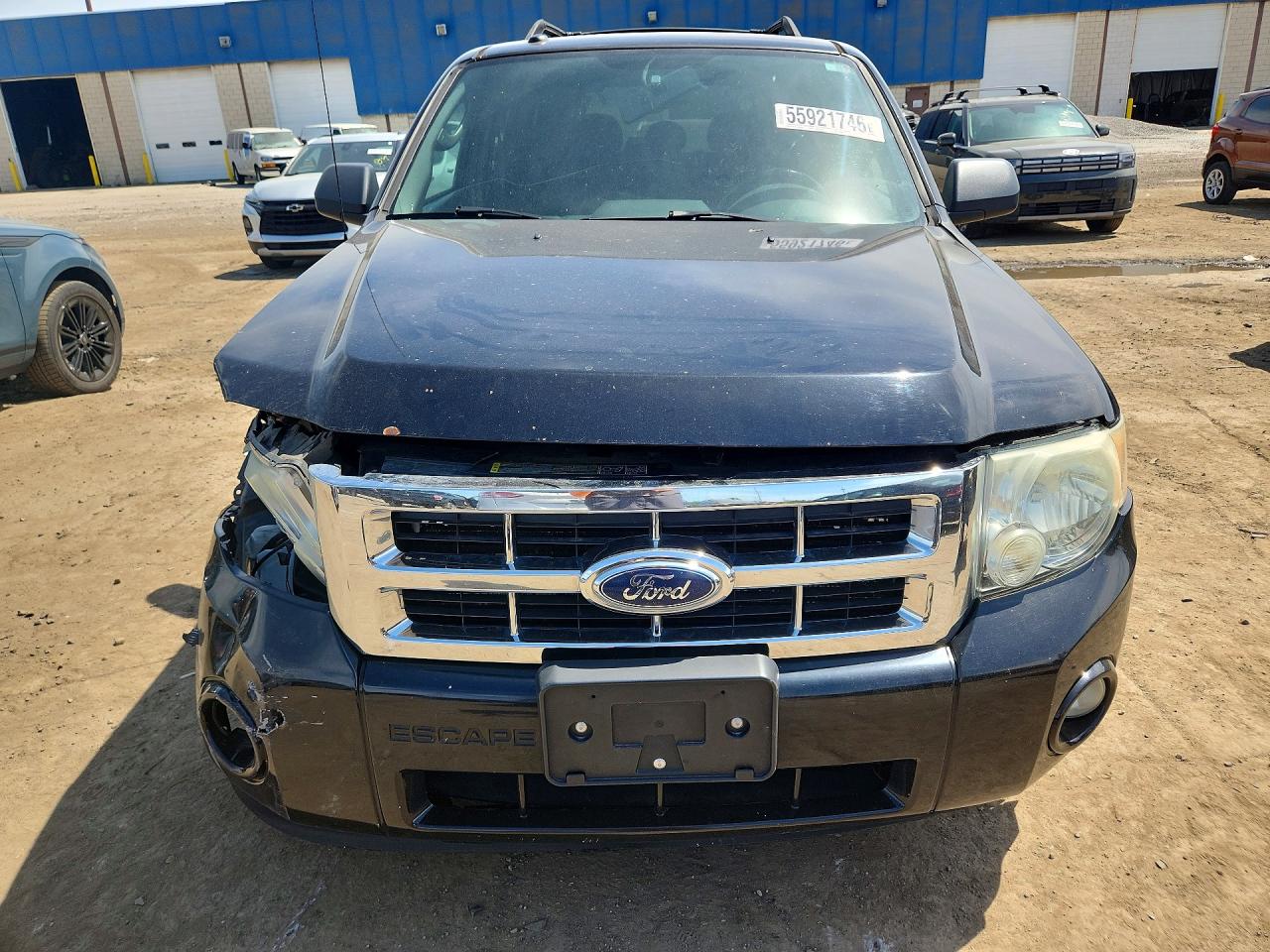 2009 Ford Escape Xlt Black vin: 1FMCU03G39KD01904