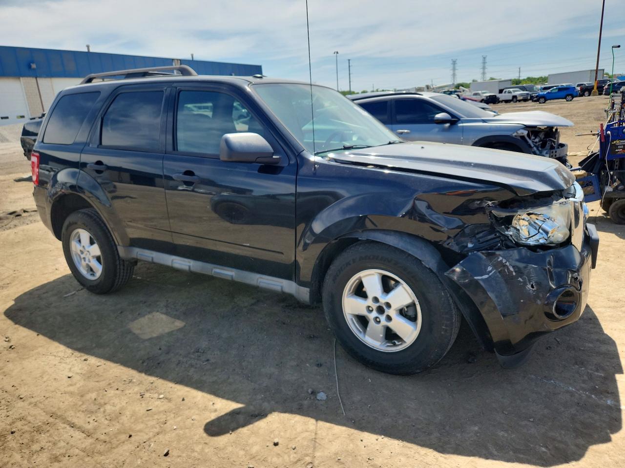 2009 Ford Escape Xlt Black vin: 1FMCU03G39KD01904