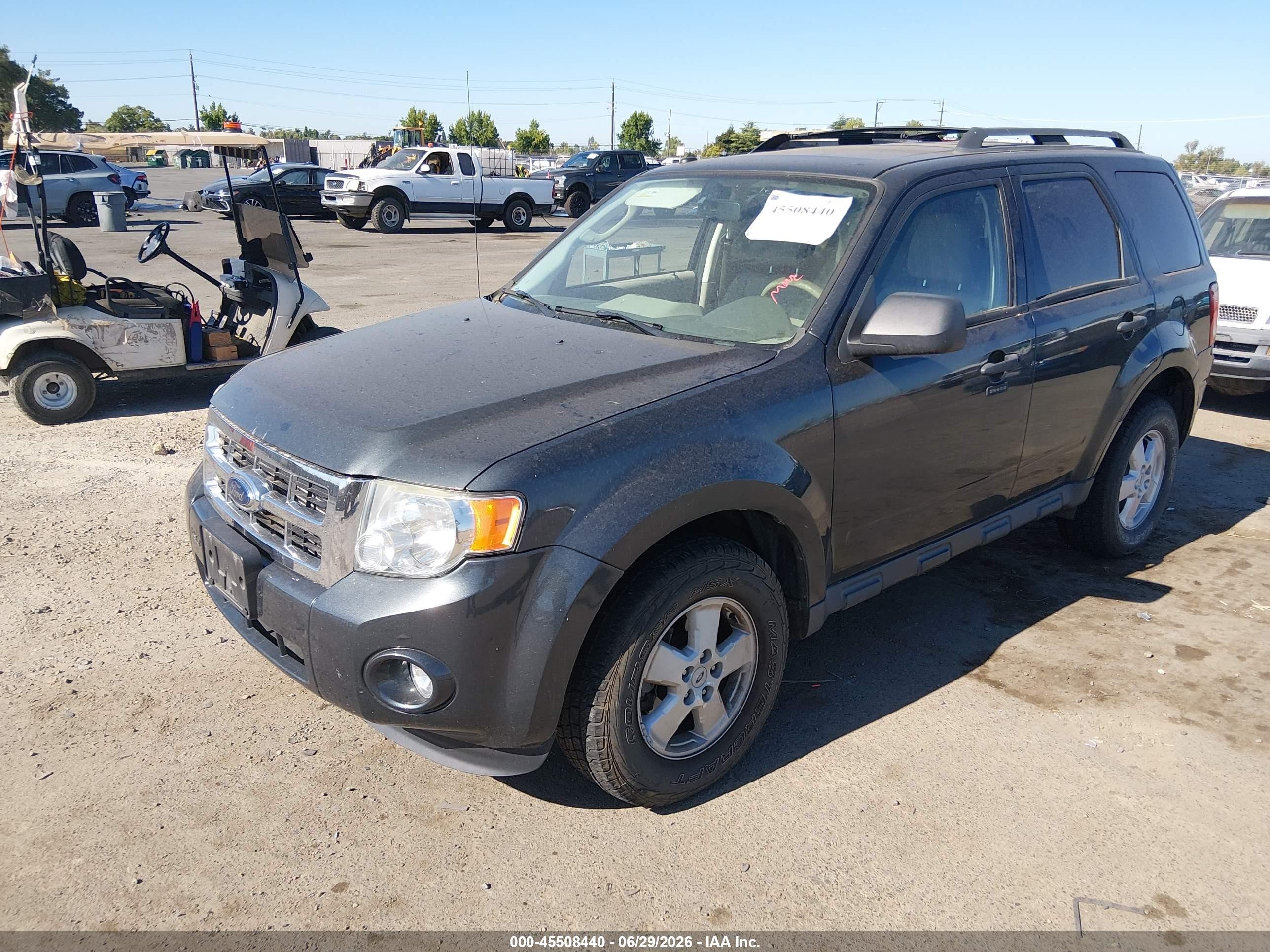 2009 Ford Escape Xlt Gray vin: 1FMCU03G39KD05015
