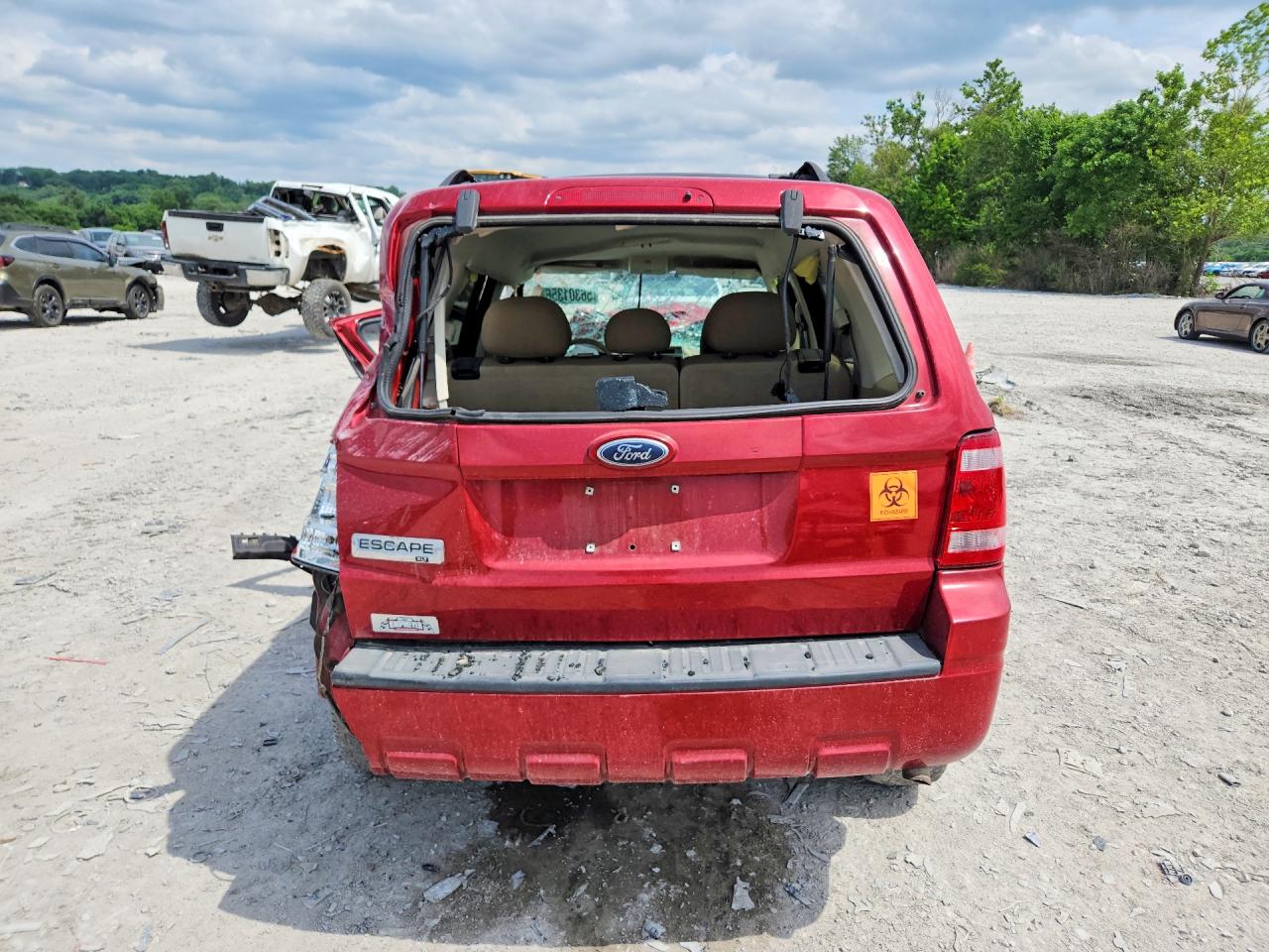 2009 Ford Escape Xlt Темно-бордовый vin: 1FMCU03G49KB69610