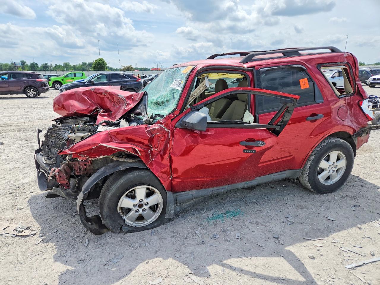 2009 Ford Escape Xlt Maroon vin: 1FMCU03G49KB69610