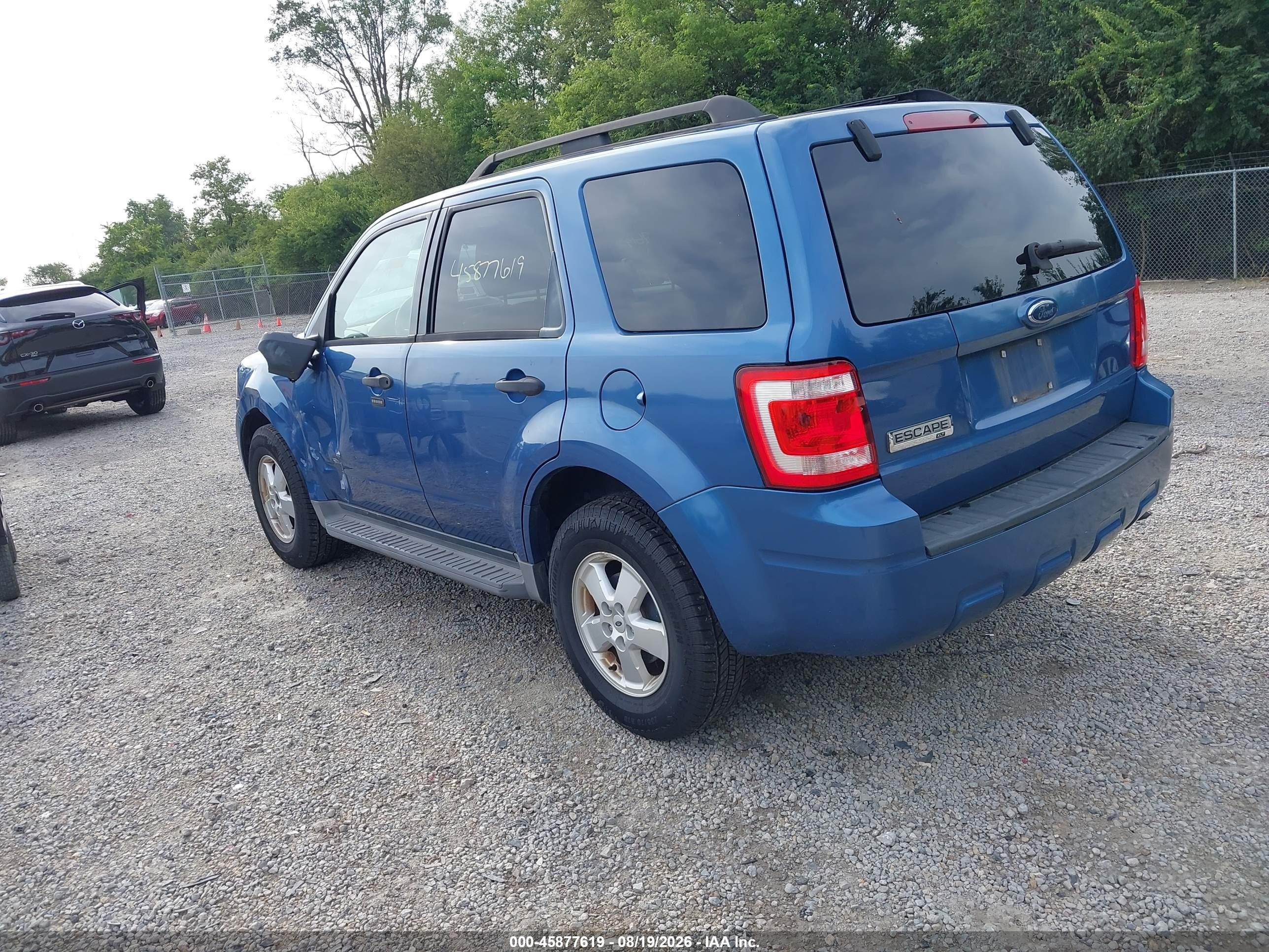 2009 Ford Escape Xlt Blue vin: 1FMCU03G49KB86228