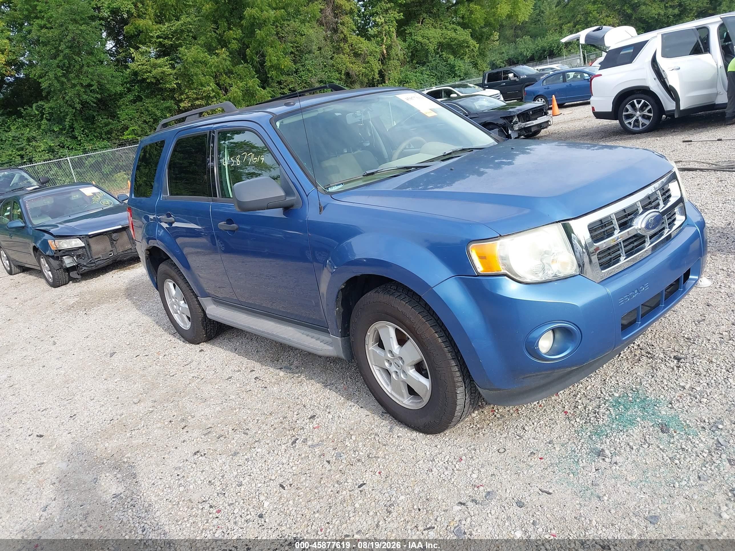 2009 Ford Escape Xlt Blue vin: 1FMCU03G49KB86228