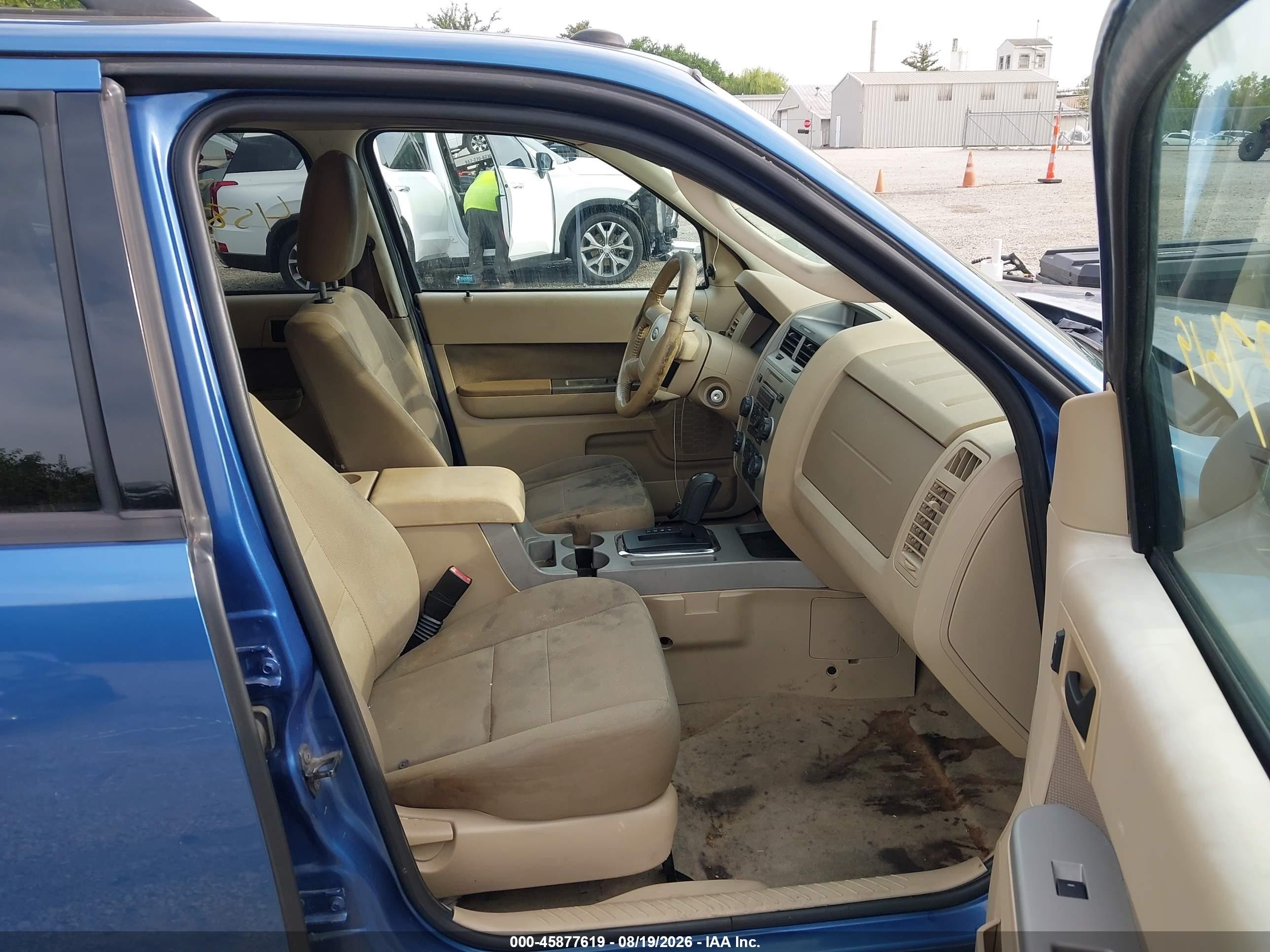 2009 Ford Escape Xlt Blue vin: 1FMCU03G49KB86228