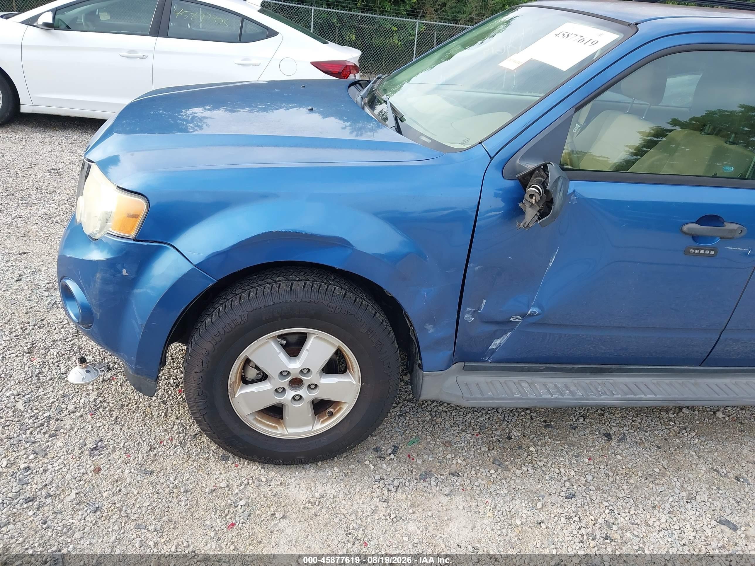 2009 Ford Escape Xlt Blue vin: 1FMCU03G49KB86228