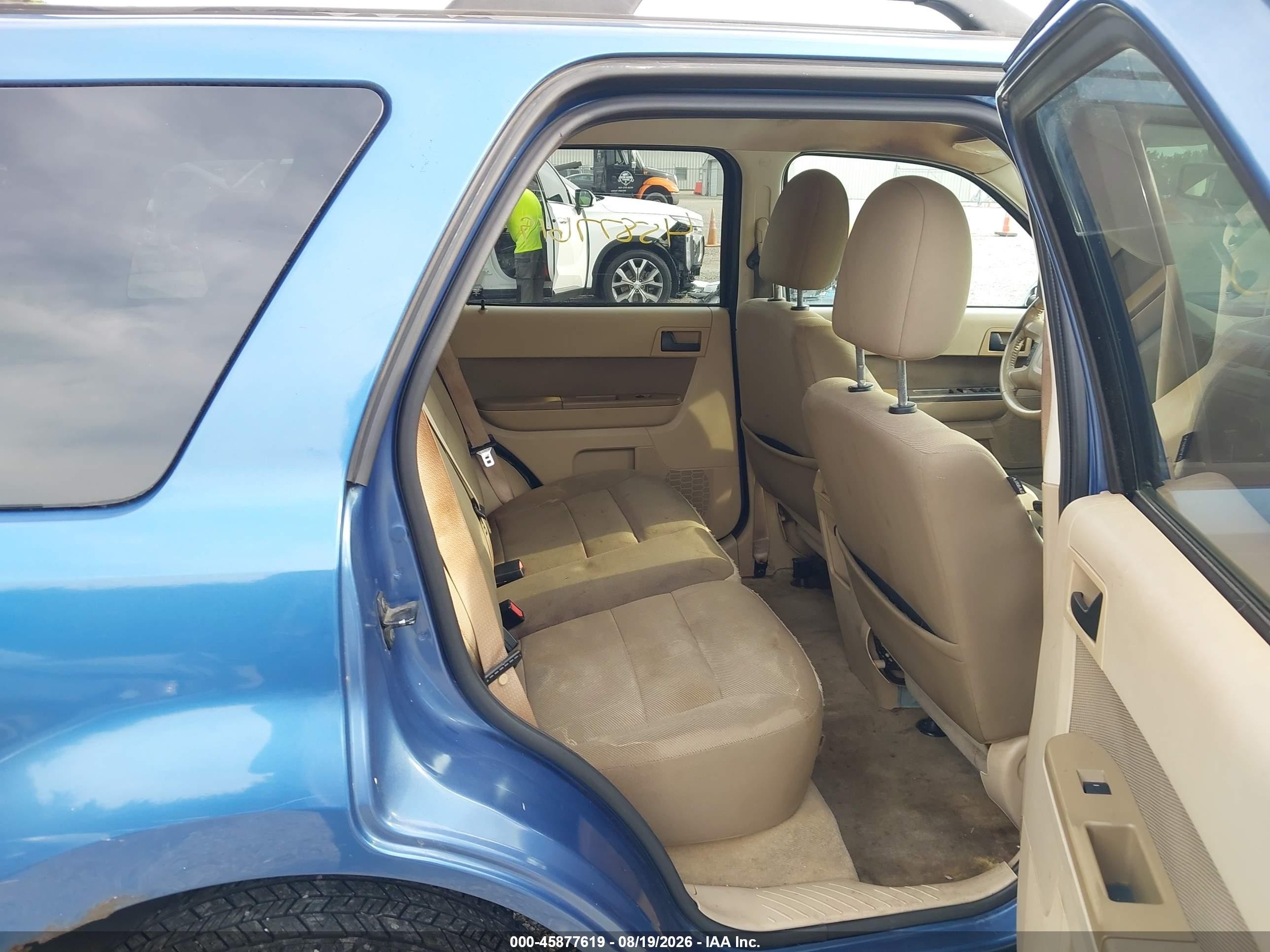 2009 Ford Escape Xlt Blue vin: 1FMCU03G49KB86228