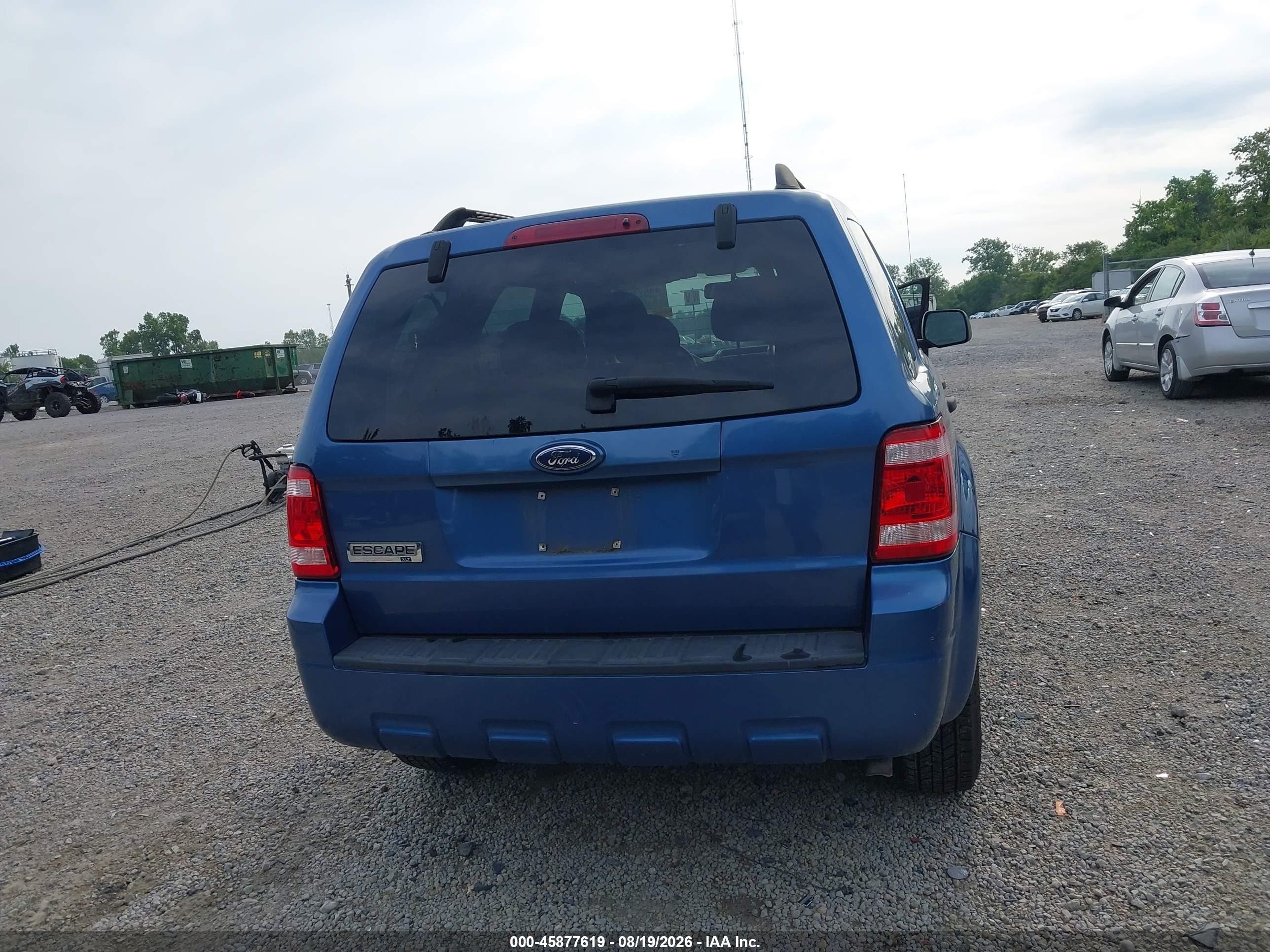 2009 Ford Escape Xlt Blue vin: 1FMCU03G49KB86228