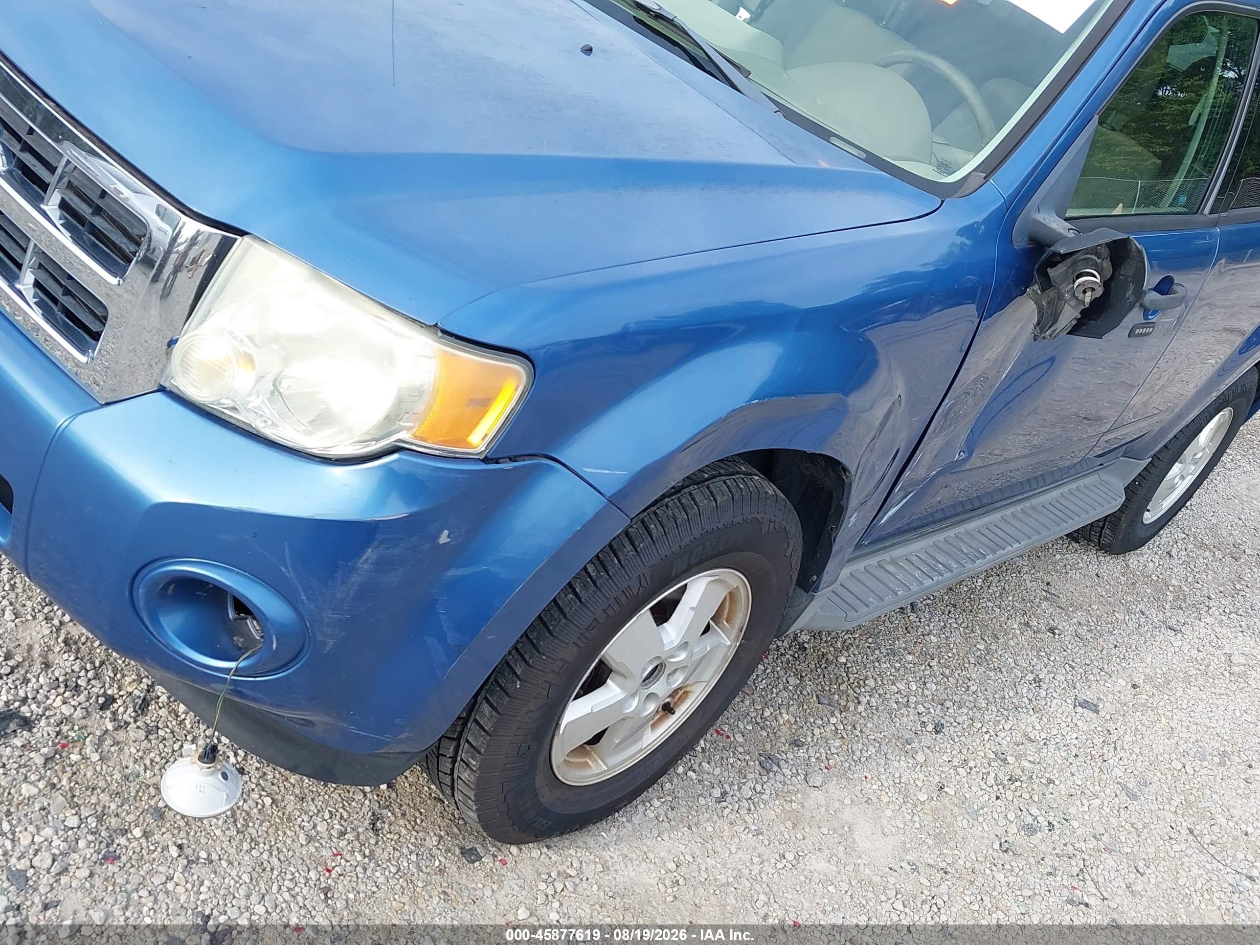 2009 Ford Escape Xlt Blue vin: 1FMCU03G49KB86228