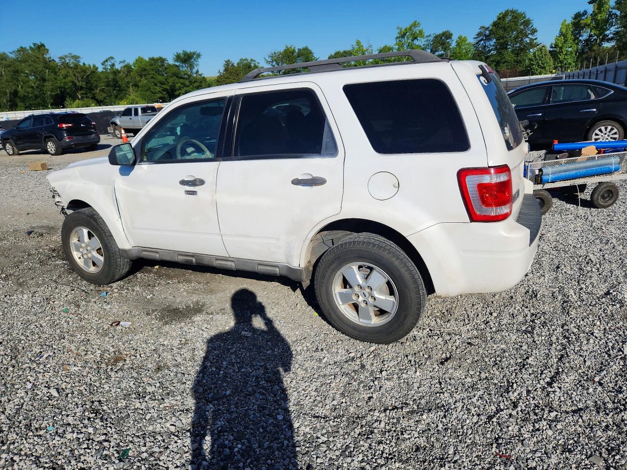 2009 Ford Escape Xlt Белый vin: 1FMCU03G49KC39221