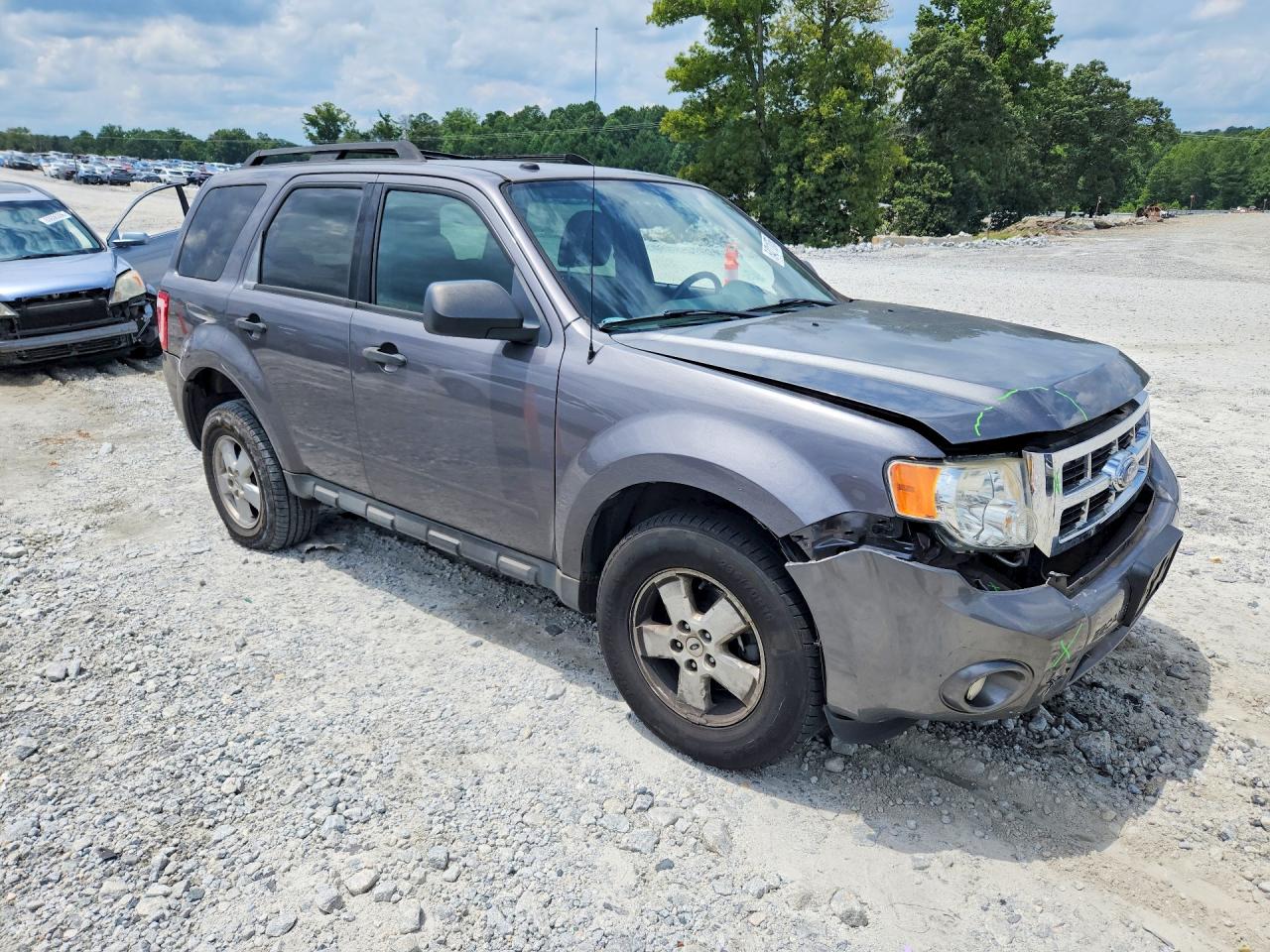 2009 Ford Escape Xlt Gray vin: 1FMCU03G59KA63599