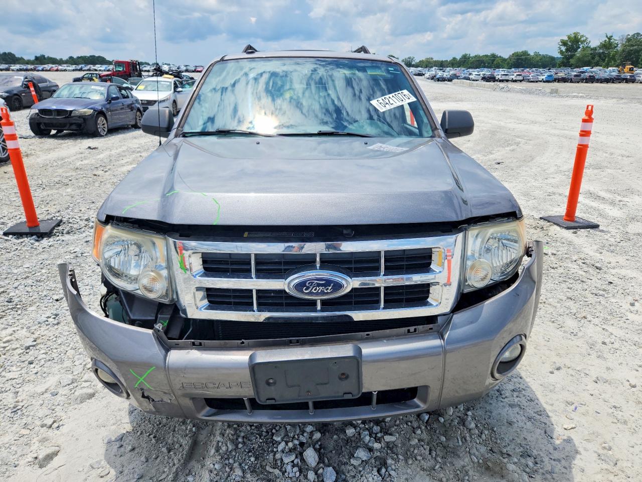 2009 Ford Escape Xlt Gray vin: 1FMCU03G59KA63599