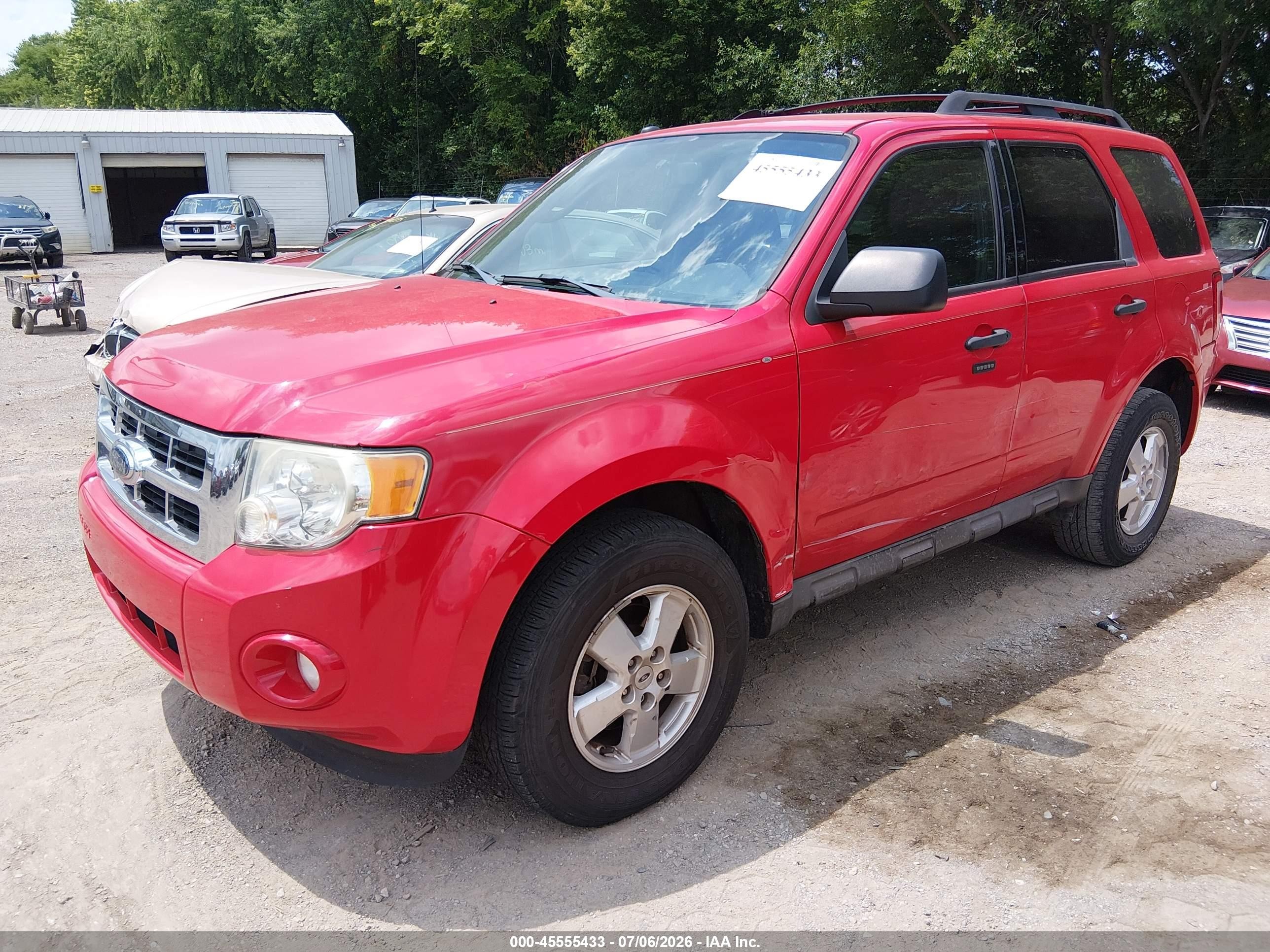 2009 Ford Escape Xlt Red vin: 1FMCU03G59KA66034