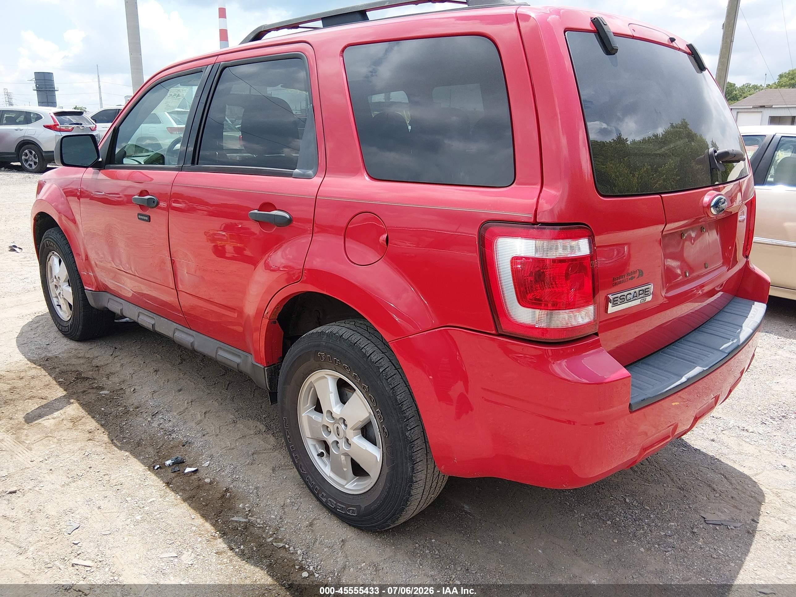 2009 Ford Escape Xlt Red vin: 1FMCU03G59KA66034
