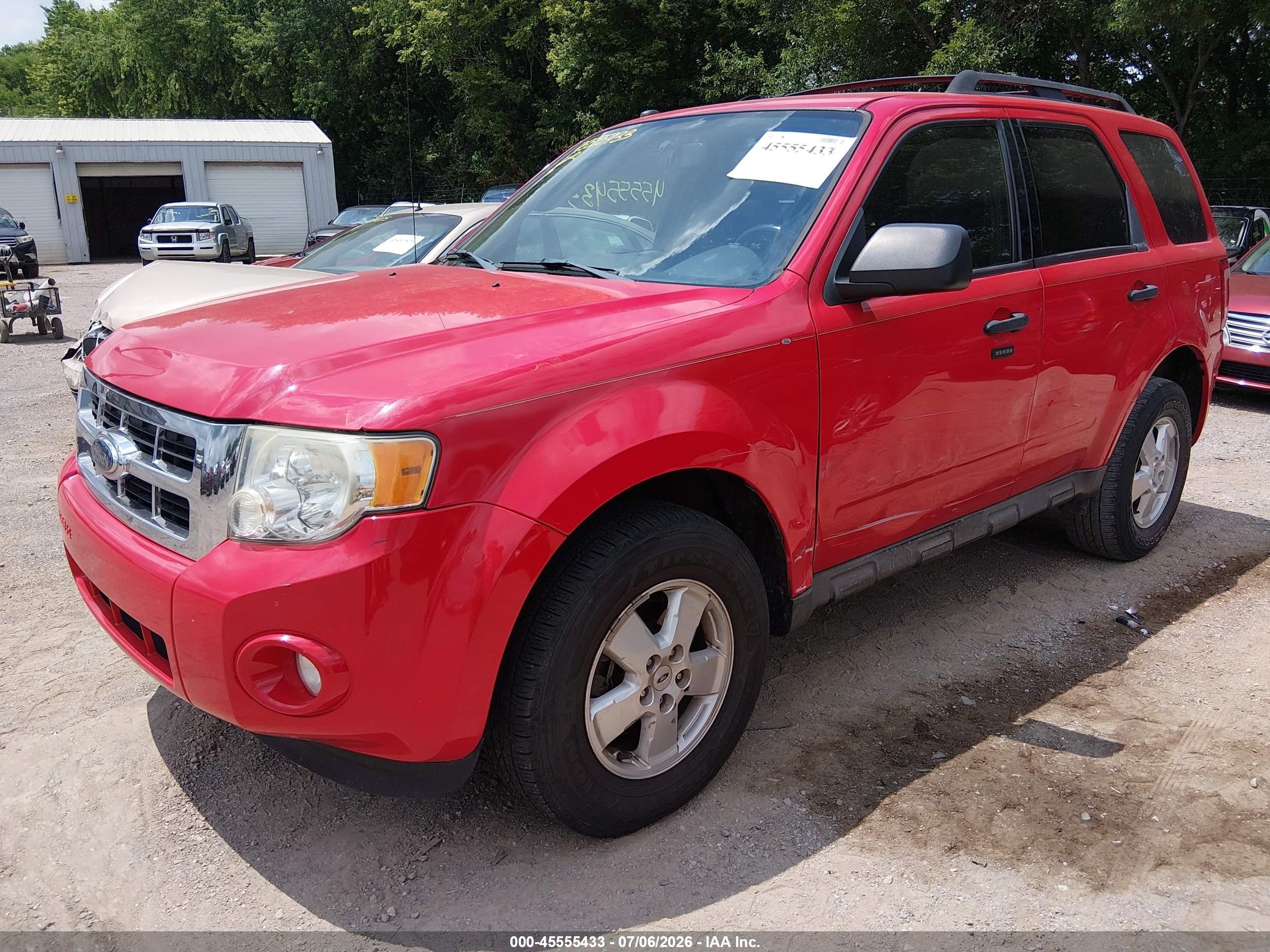 2009 Ford Escape Xlt Red vin: 1FMCU03G59KA66034