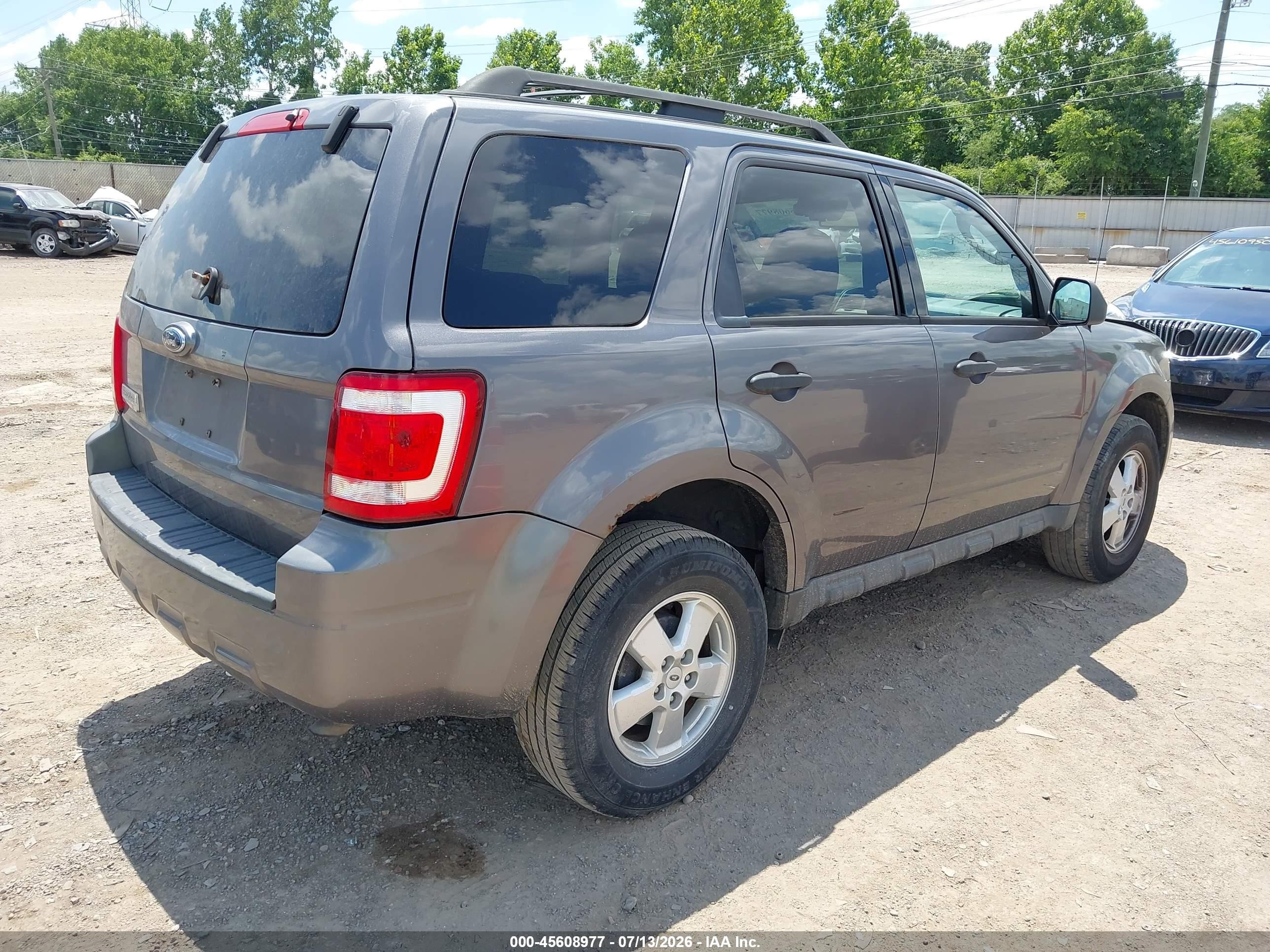 2009 Ford Escape Xlt Gray vin: 1FMCU03G59KC04137