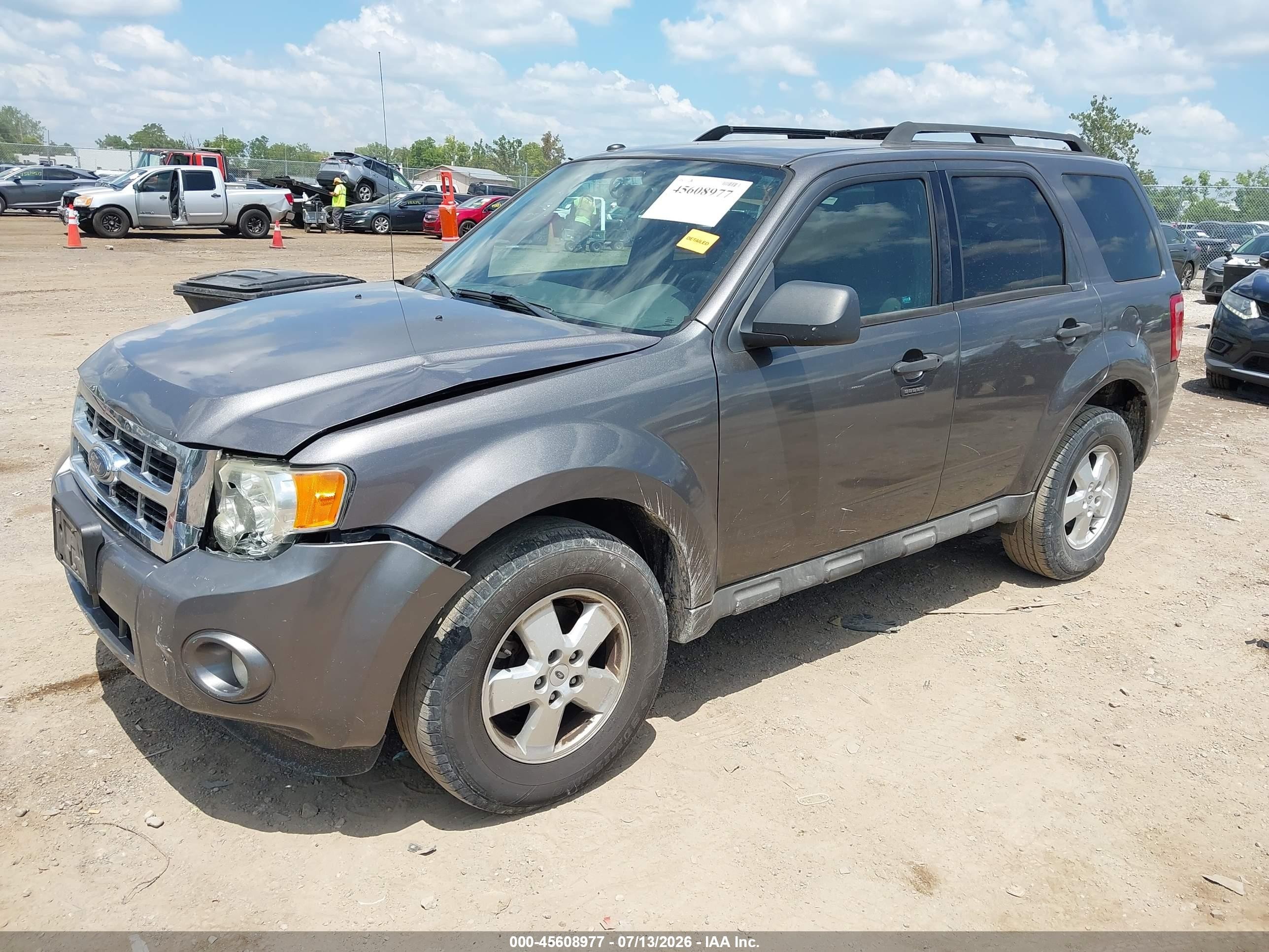 2009 Ford Escape Xlt Gray vin: 1FMCU03G59KC04137