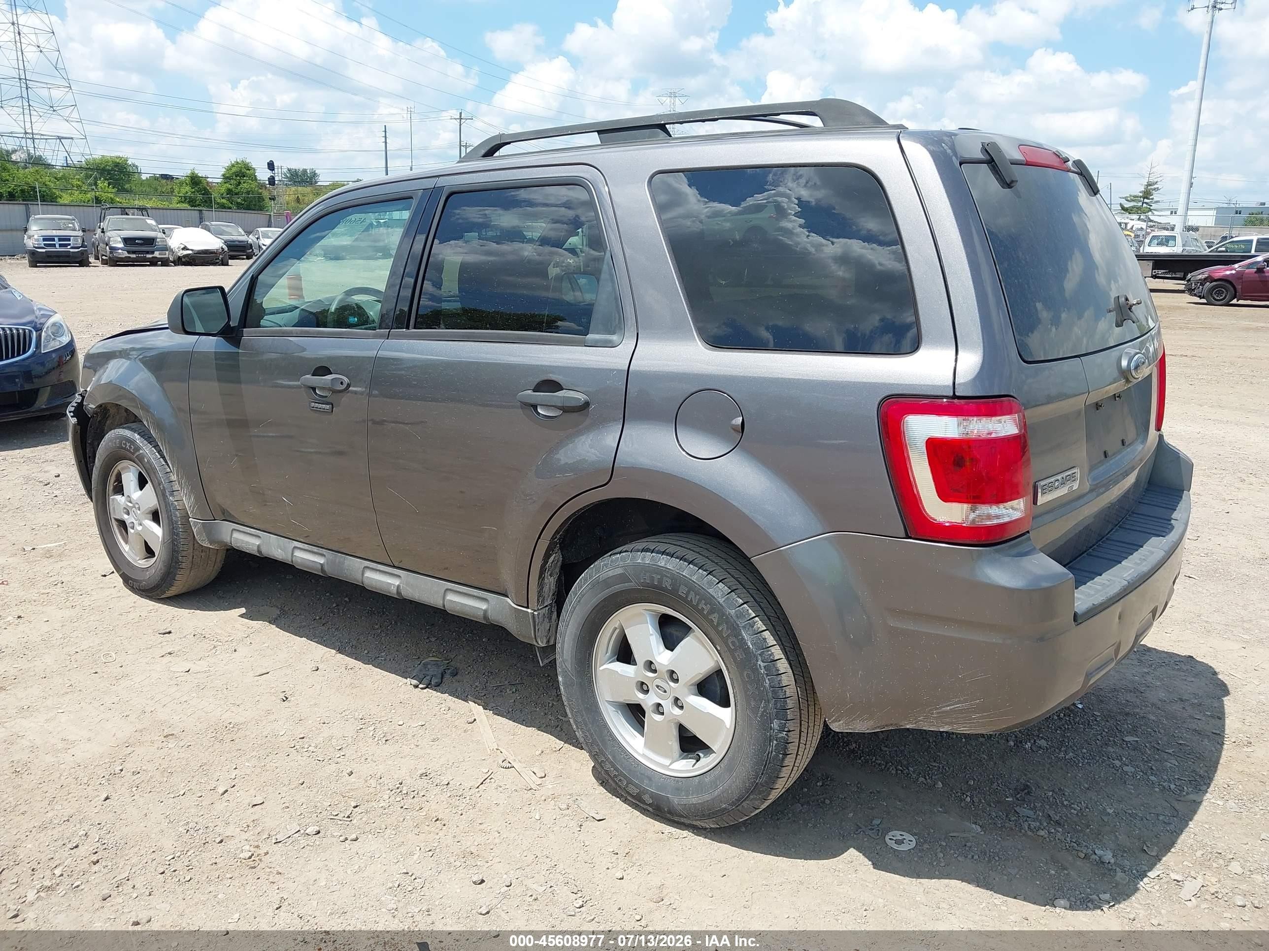 2009 Ford Escape Xlt Gray vin: 1FMCU03G59KC04137