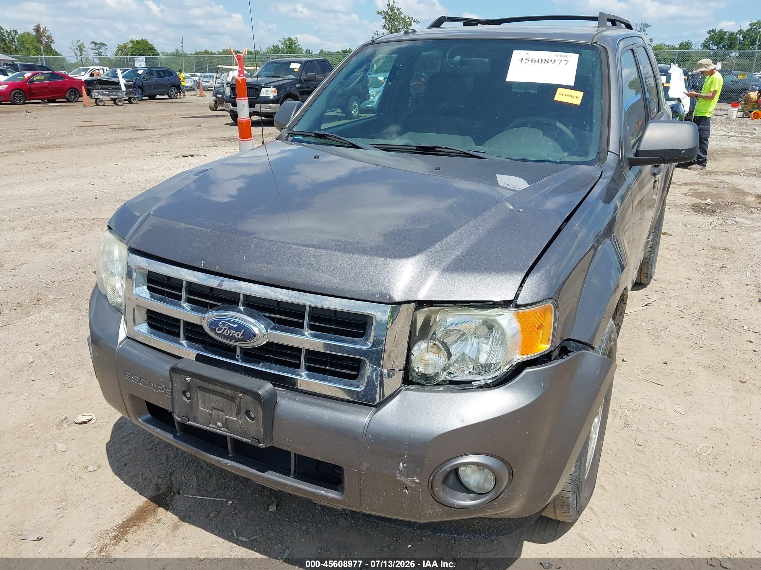 2009 Ford Escape Xlt Gray vin: 1FMCU03G59KC04137