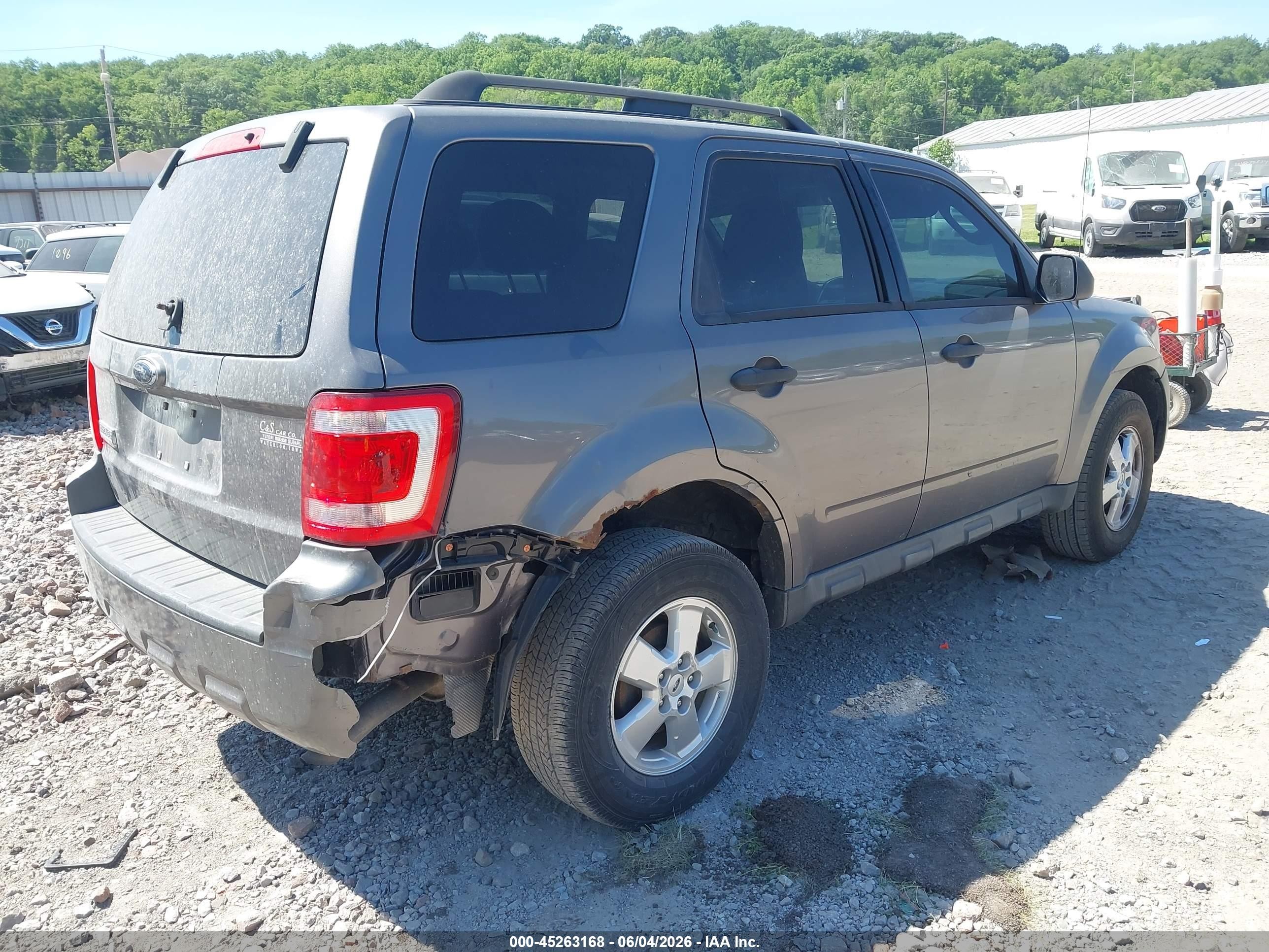 2009 Ford Escape Xlt Gray vin: 1FMCU03G59KC38501