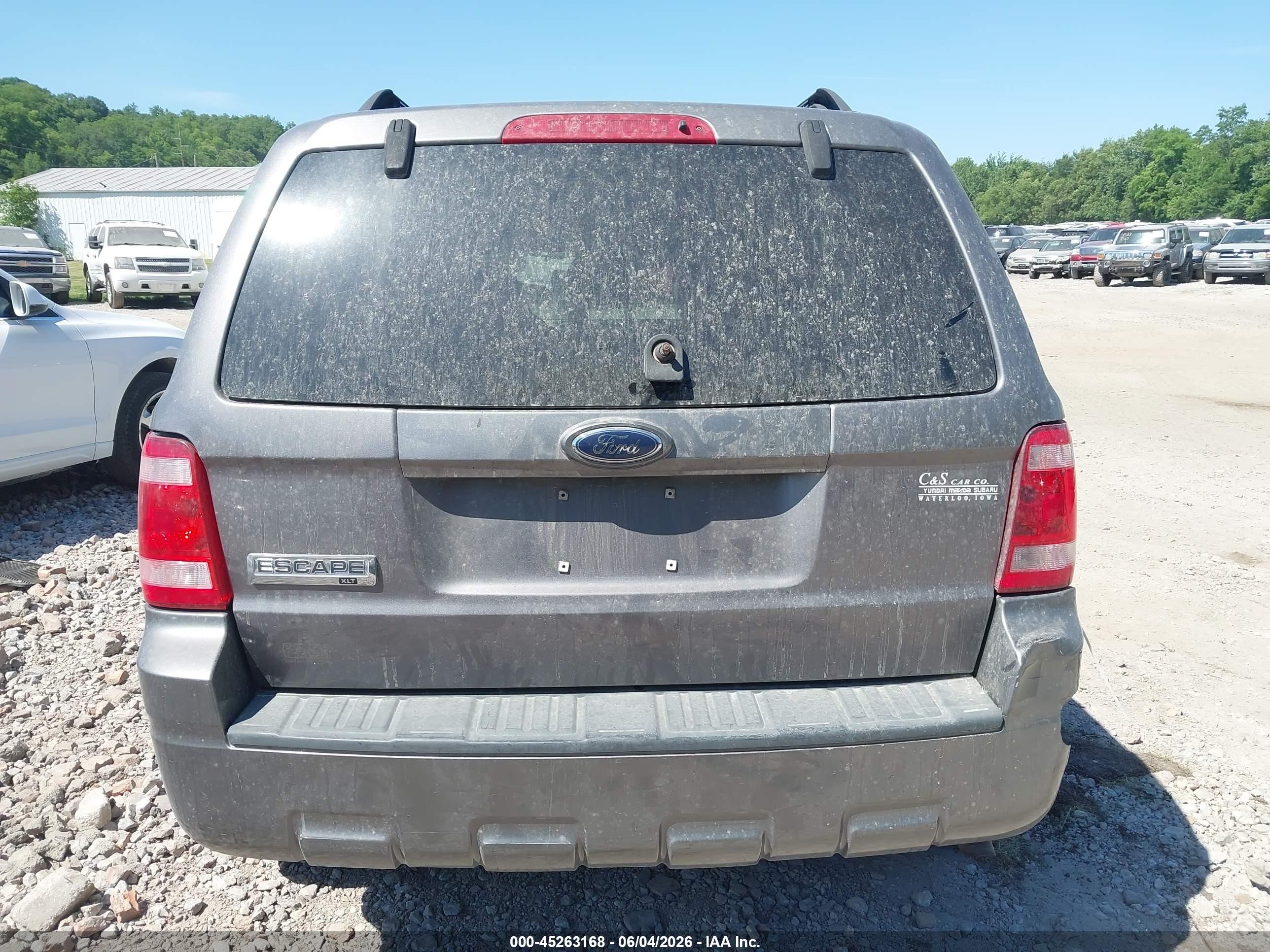 2009 Ford Escape Xlt Gray vin: 1FMCU03G59KC38501
