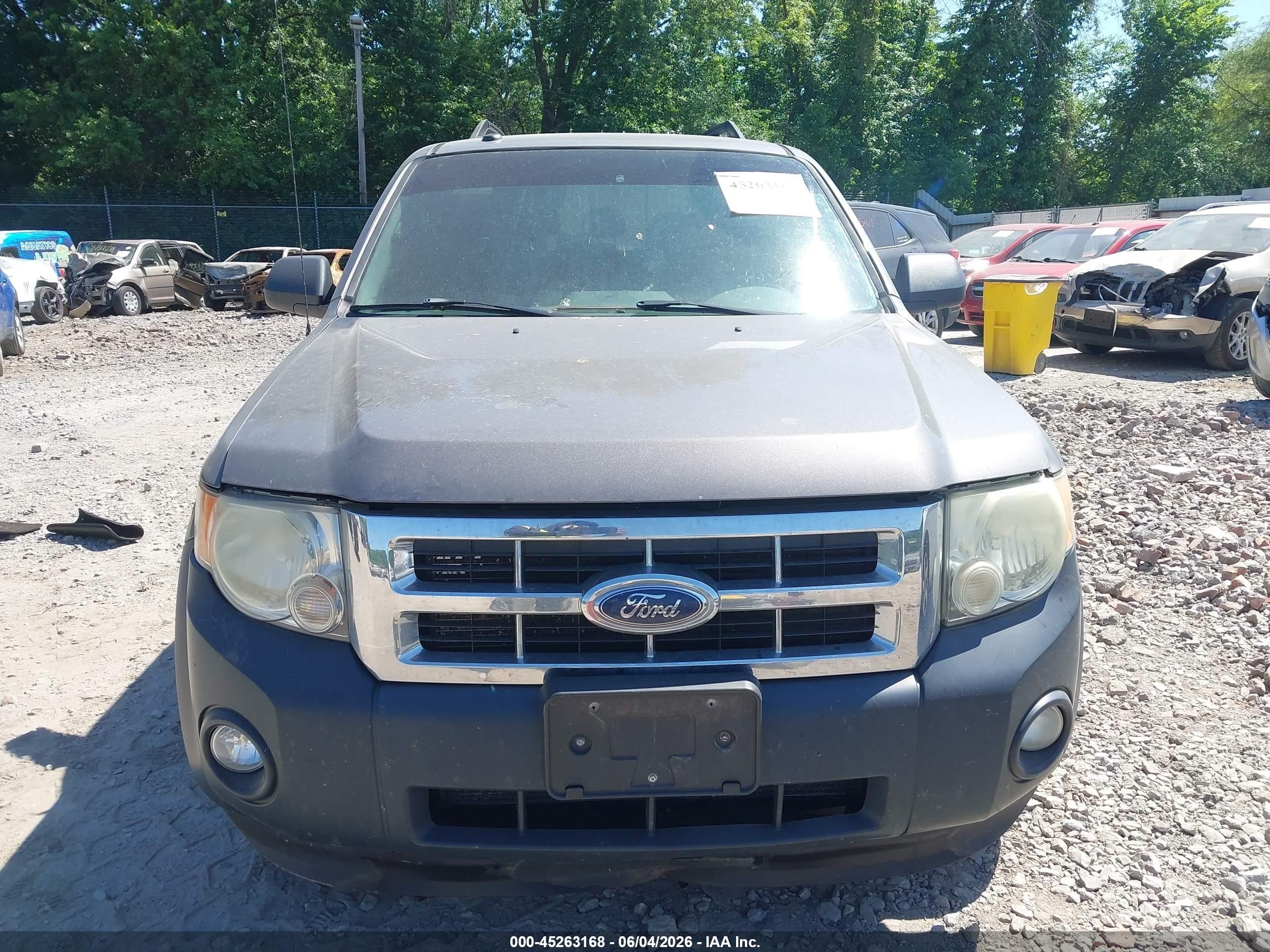 2009 Ford Escape Xlt Gray vin: 1FMCU03G59KC38501