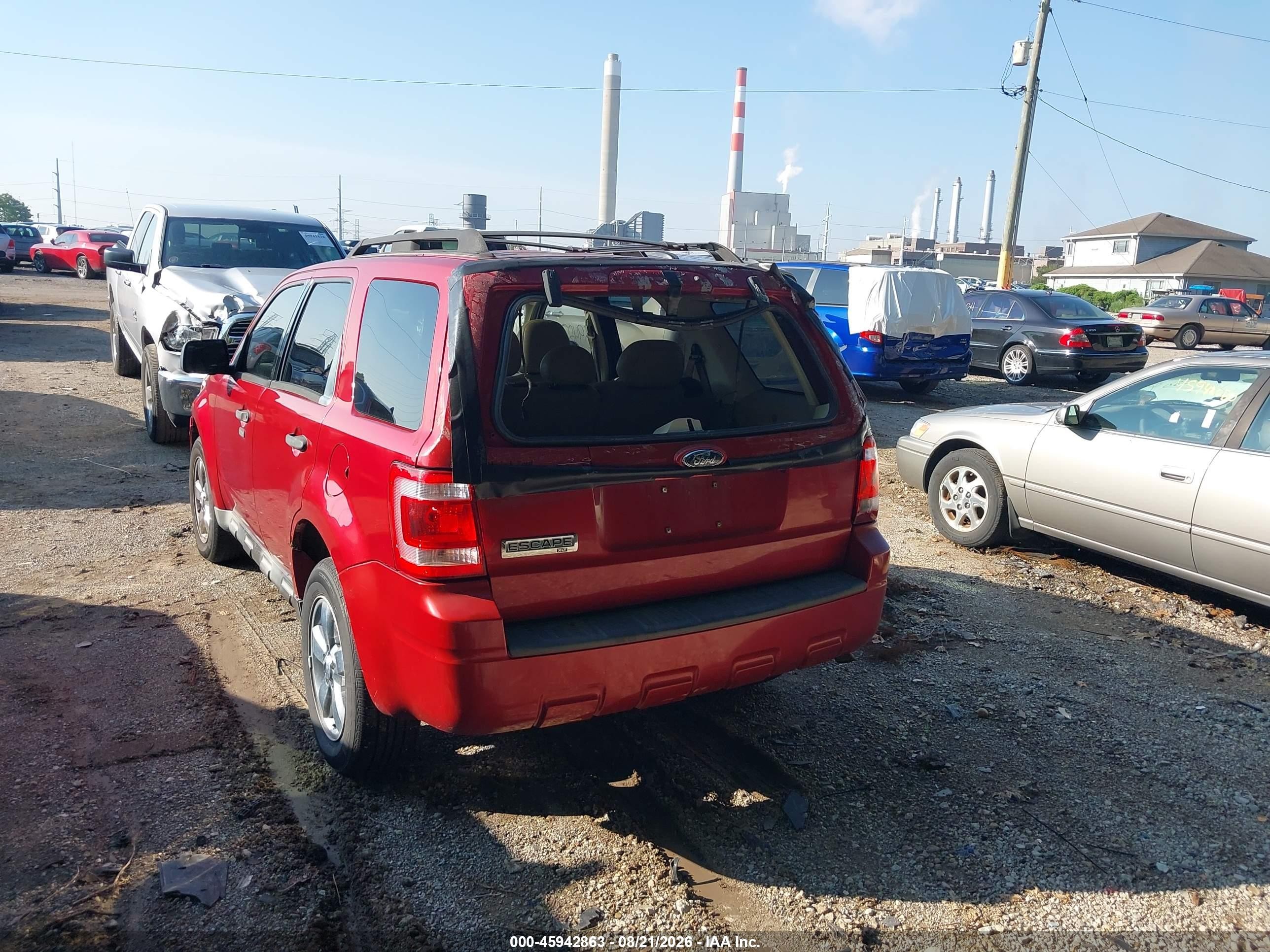 2009 Ford Escape Xlt Red vin: 1FMCU03G59KD06487