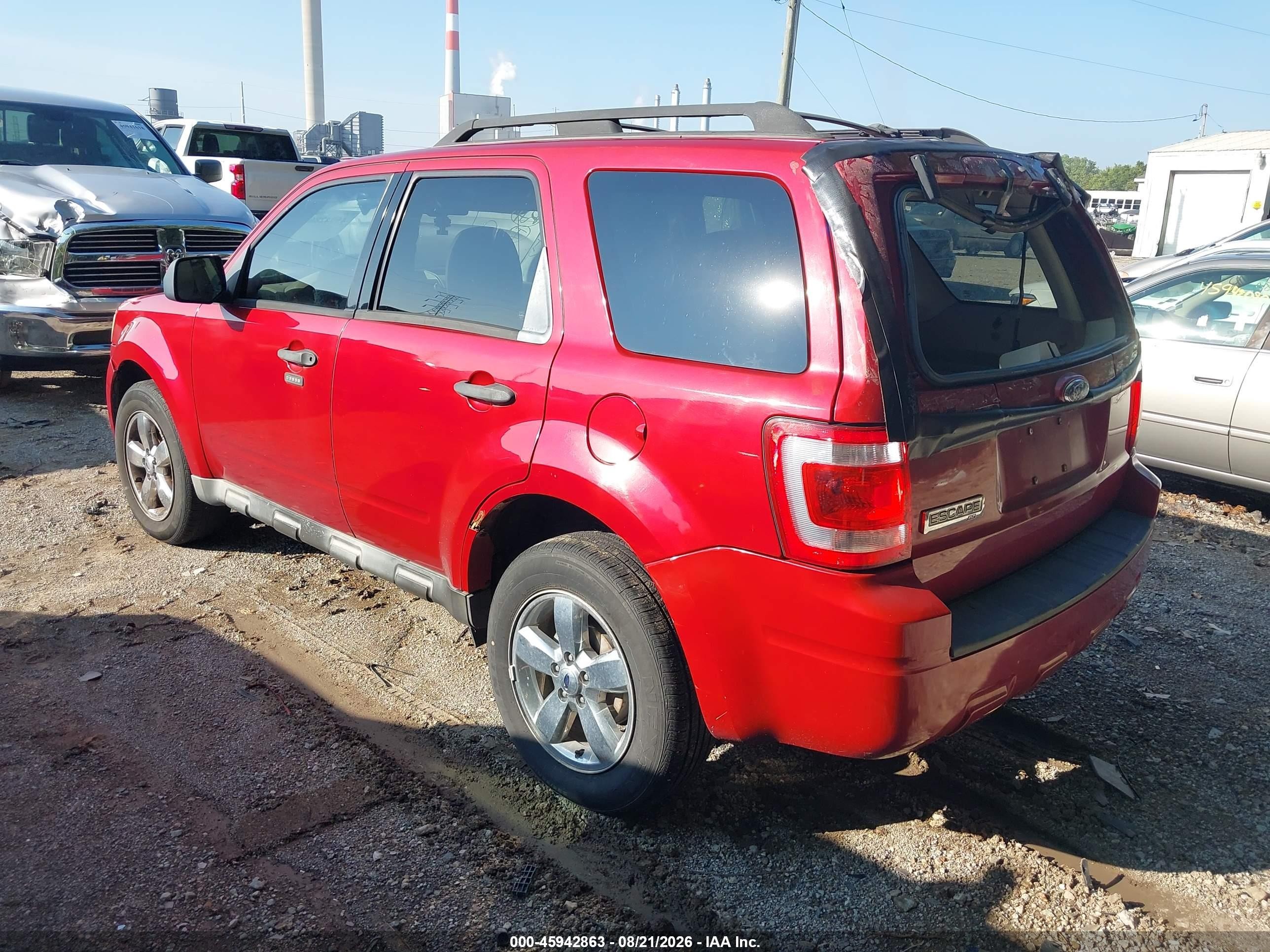 2009 Ford Escape Xlt Red vin: 1FMCU03G59KD06487