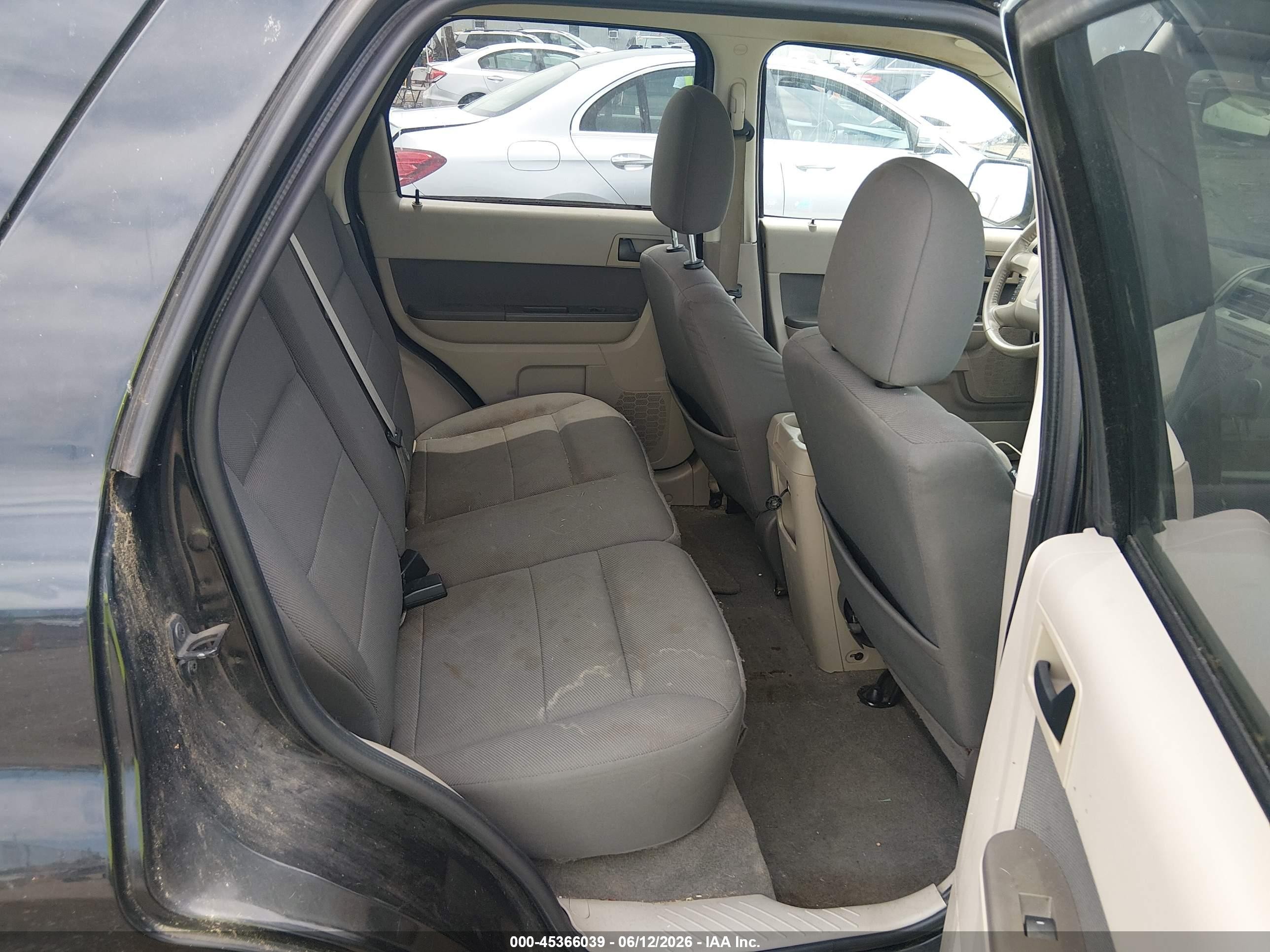 2009 Ford Escape Xlt Black vin: 1FMCU03G69KA33866