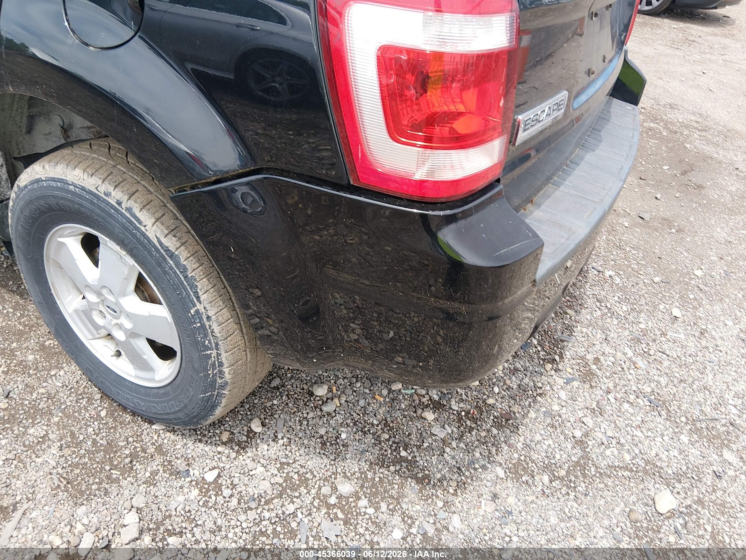 2009 Ford Escape Xlt Black vin: 1FMCU03G69KA33866