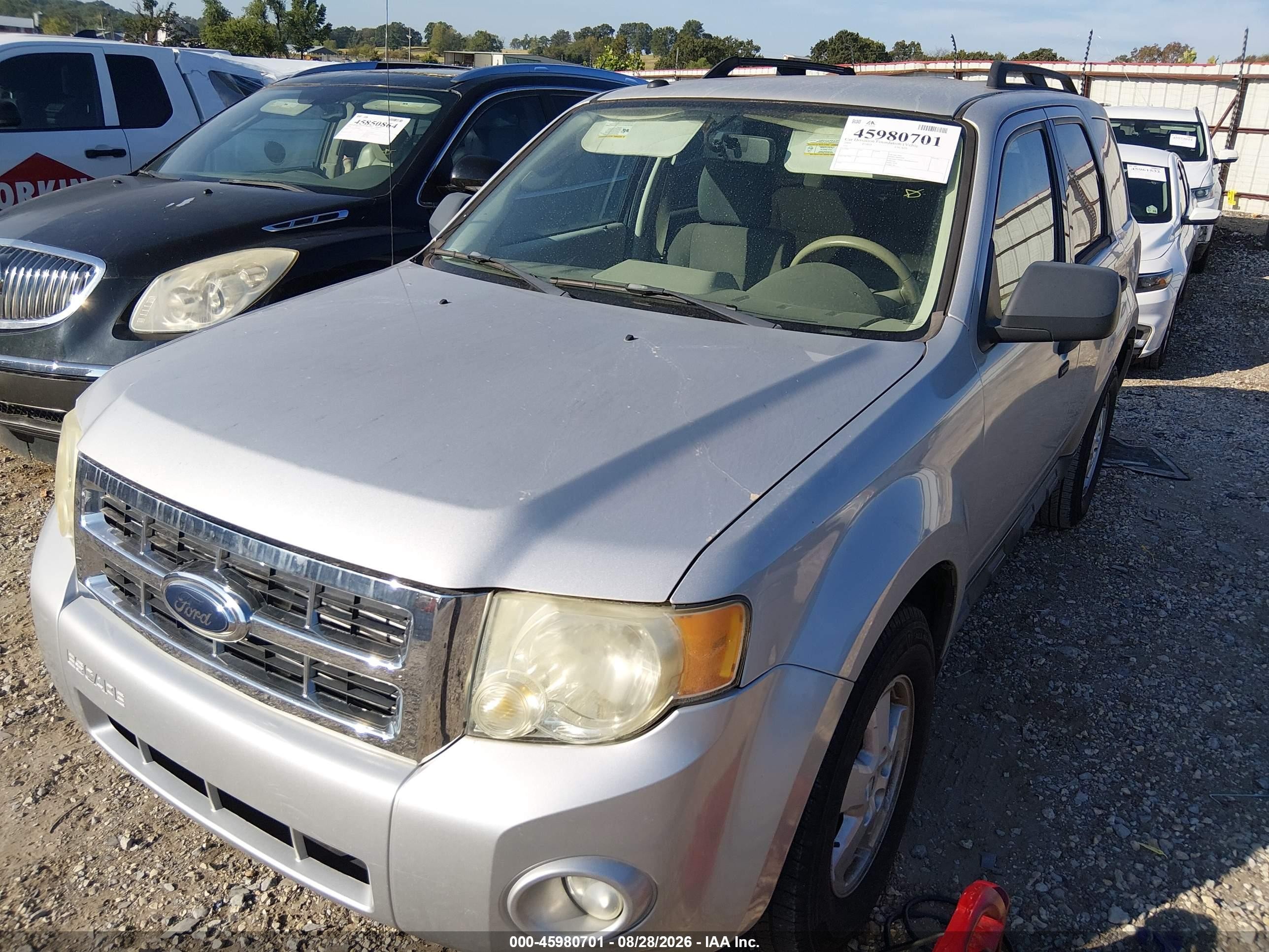 2009 Ford Escape Xlt Silver vin: 1FMCU03G69KA58637