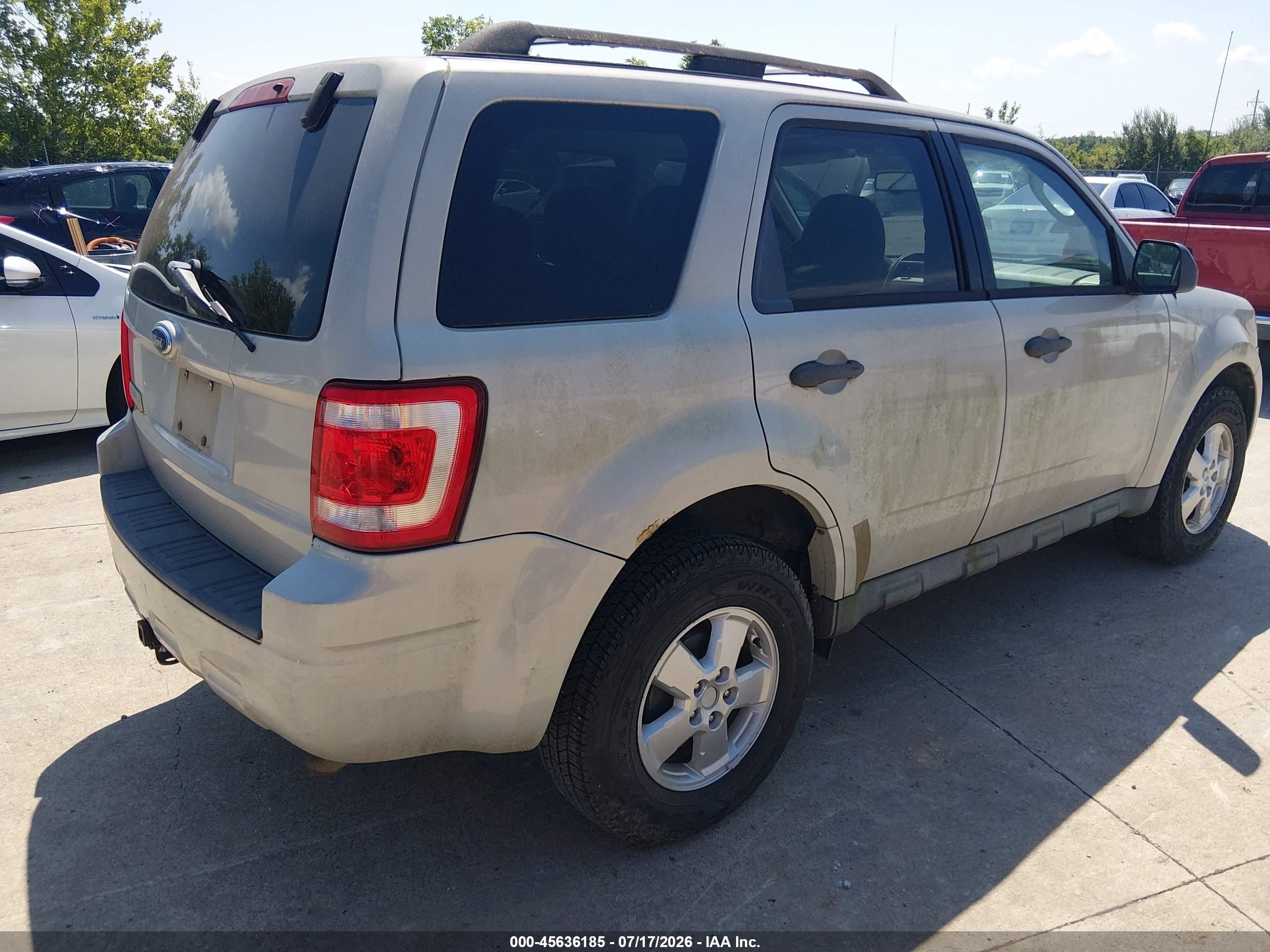 2009 Ford Escape Xlt Beige vin: 1FMCU03G69KC85469