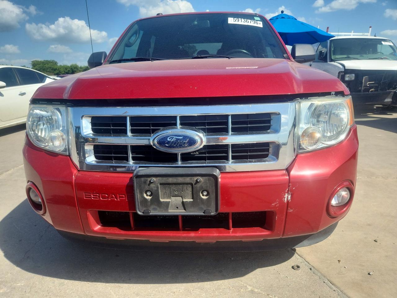 2009 Ford Escape Xlt Red vin: 1FMCU03G79KB64613