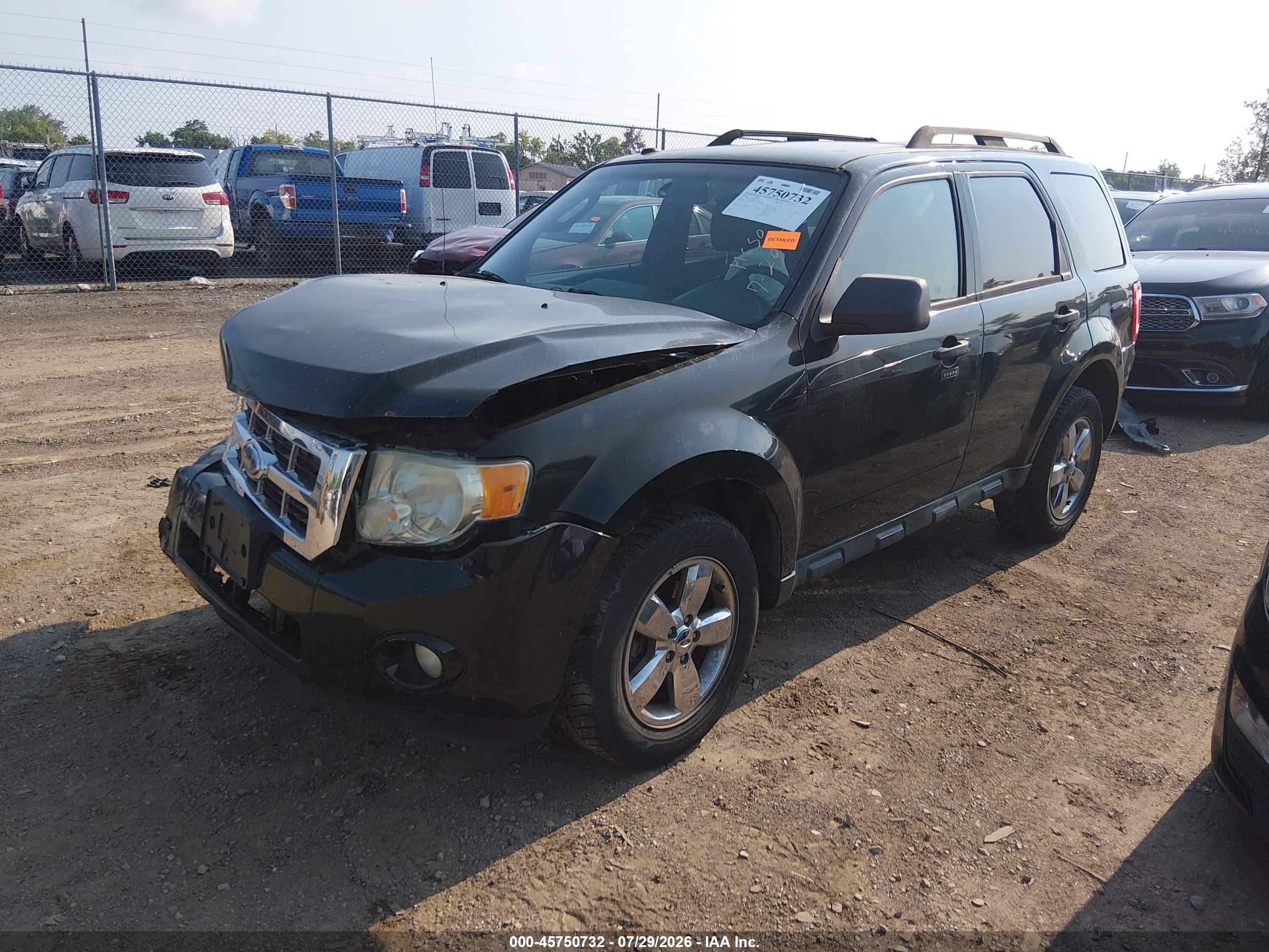 2009 Ford Escape Xlt Black vin: 1FMCU03G89KA15823
