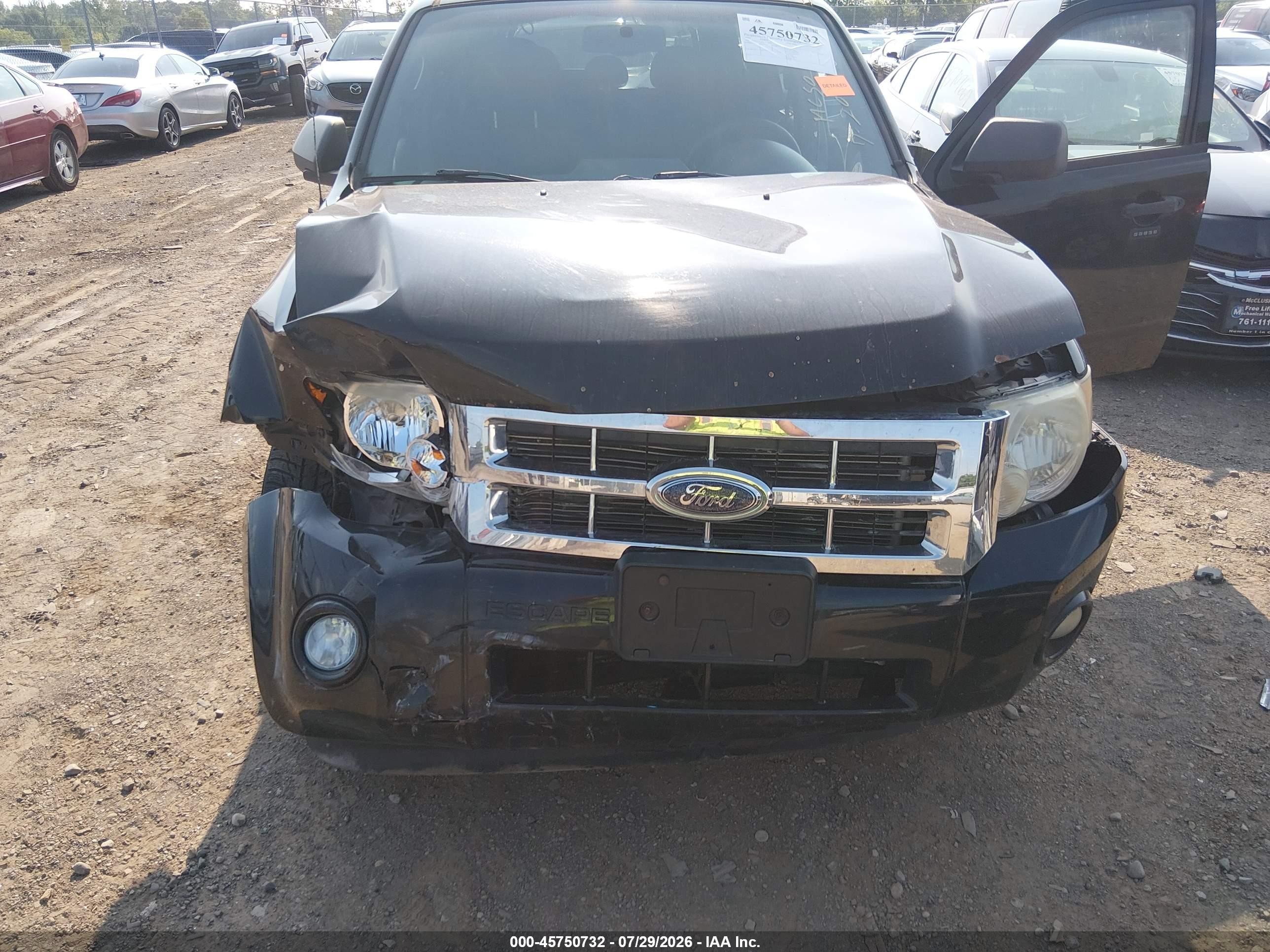 2009 Ford Escape Xlt Black vin: 1FMCU03G89KA15823