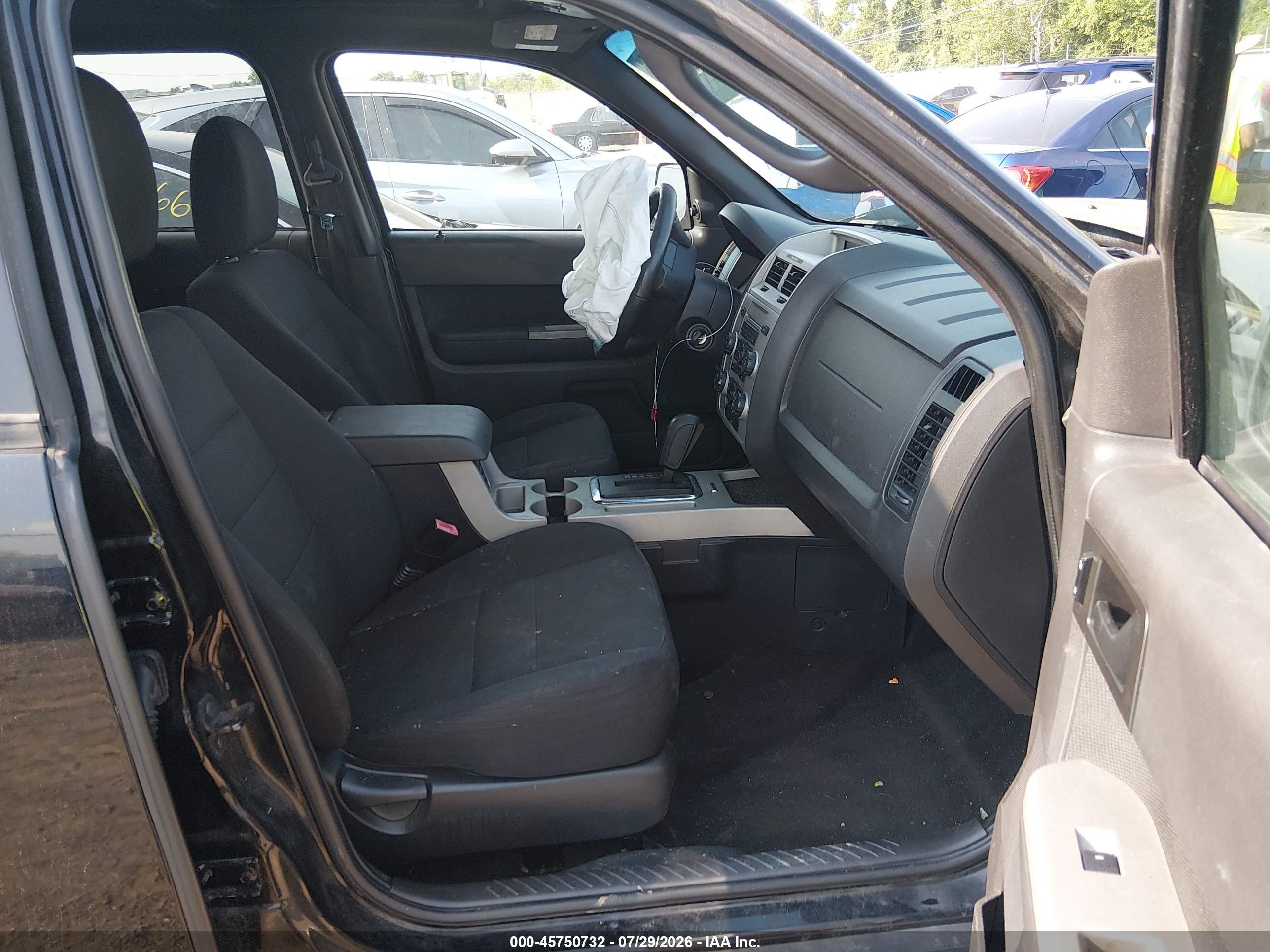 2009 Ford Escape Xlt Black vin: 1FMCU03G89KA15823