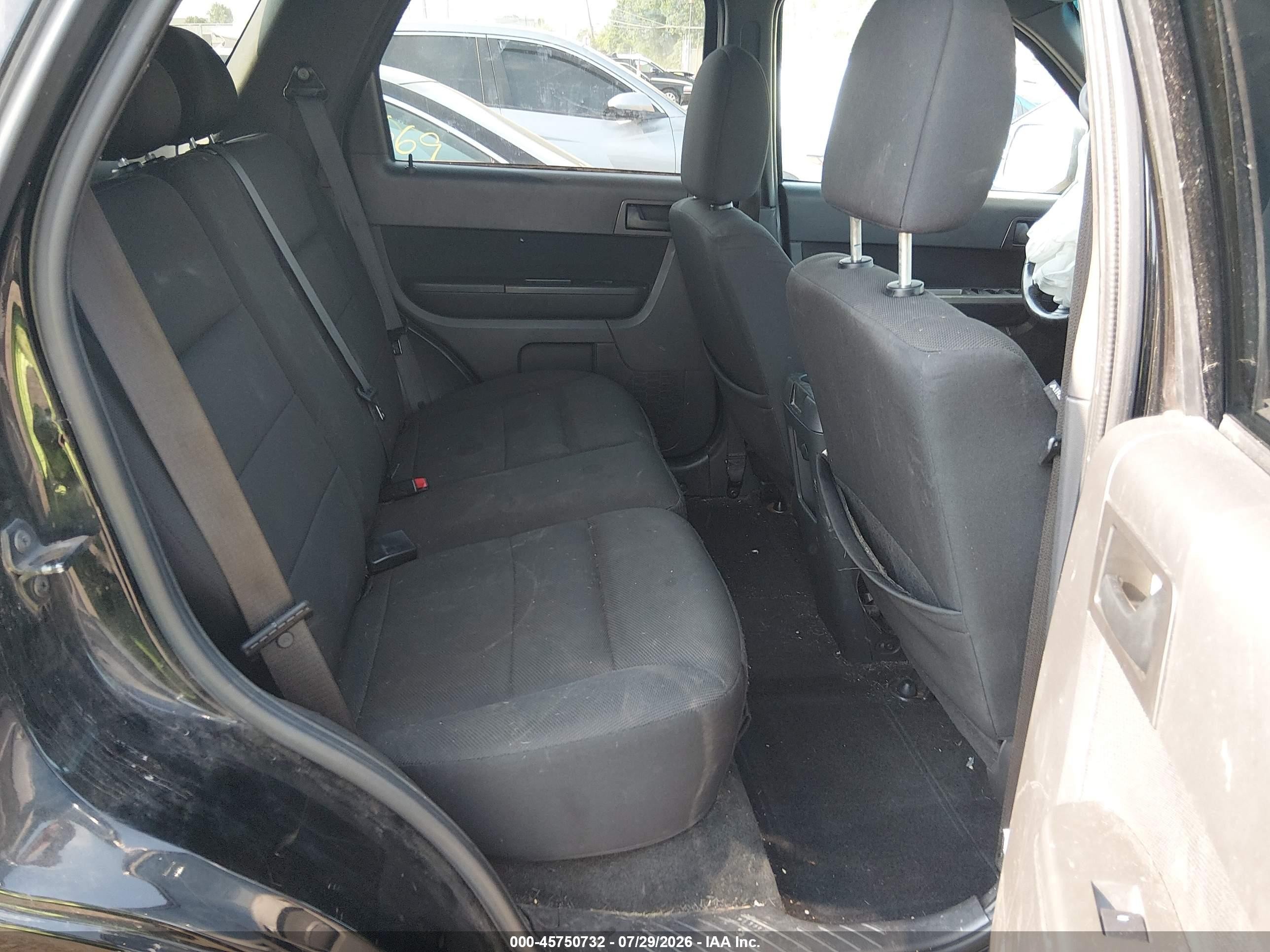 2009 Ford Escape Xlt Black vin: 1FMCU03G89KA15823