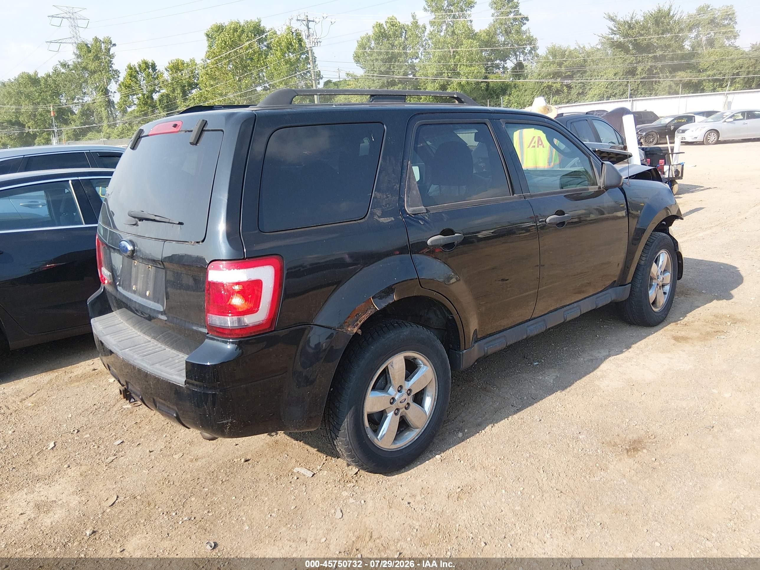 2009 Ford Escape Xlt Black vin: 1FMCU03G89KA15823