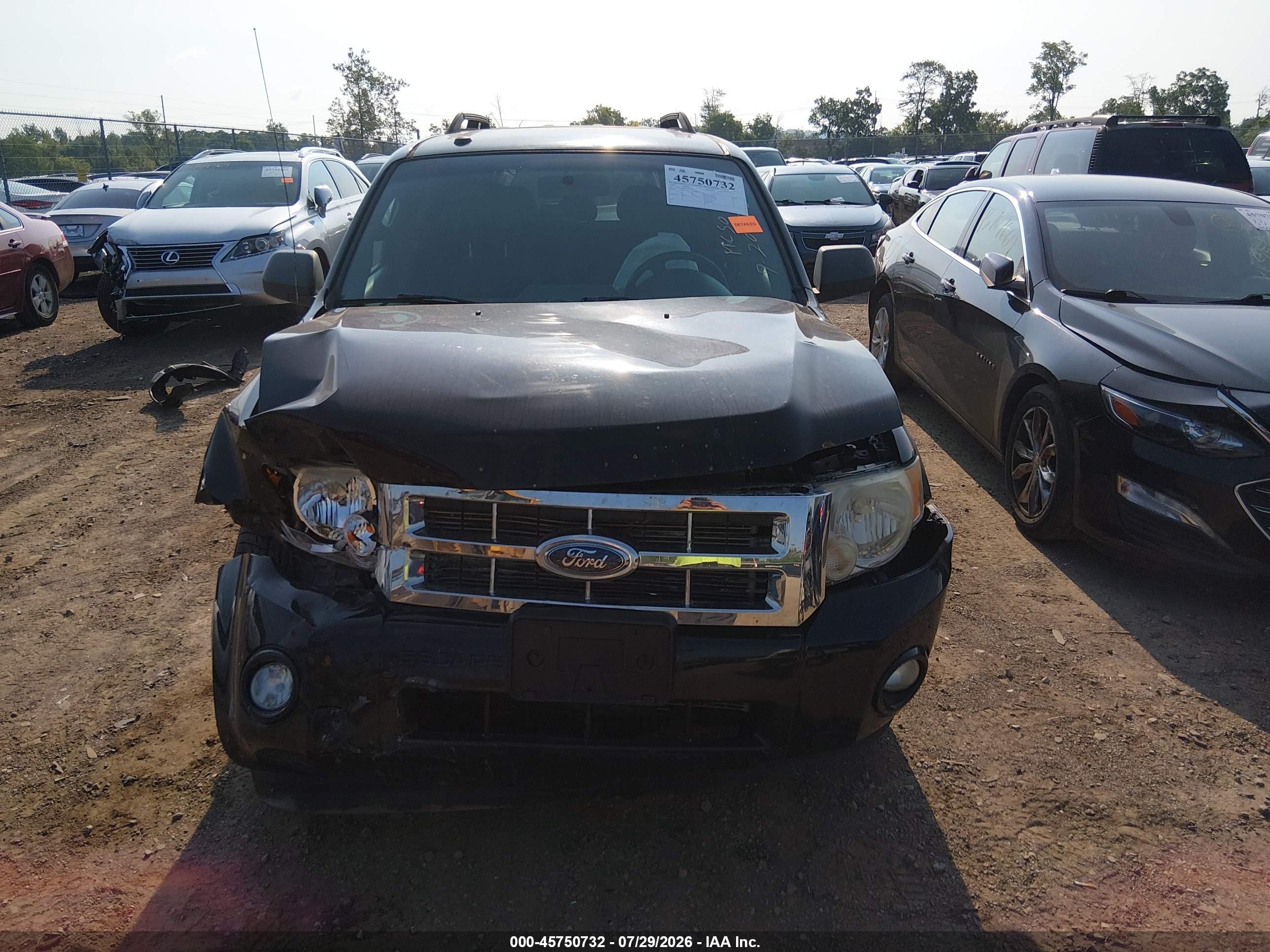 2009 Ford Escape Xlt Black vin: 1FMCU03G89KA15823