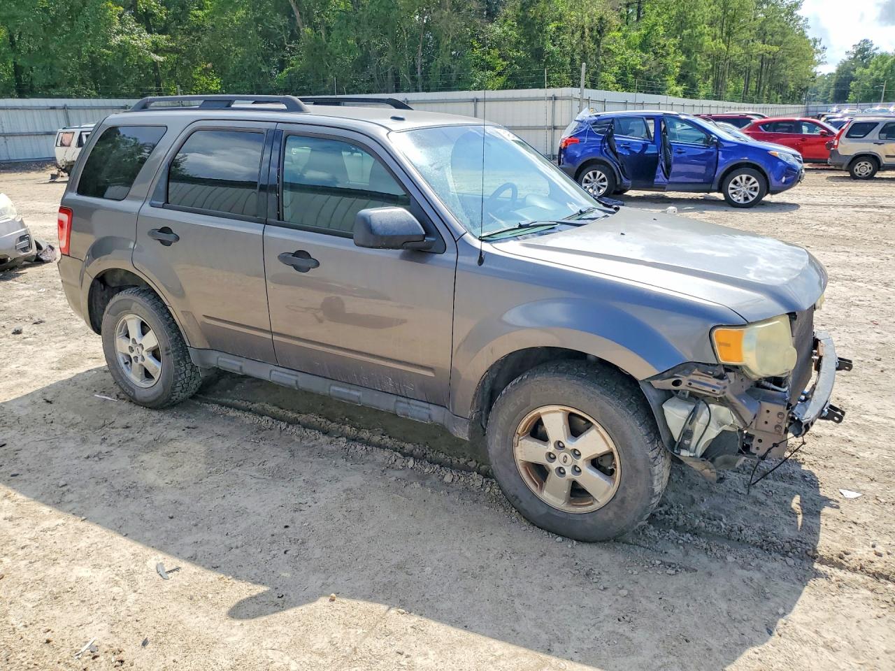 2009 Ford Escape Xlt Gray vin: 1FMCU03G99KA12414