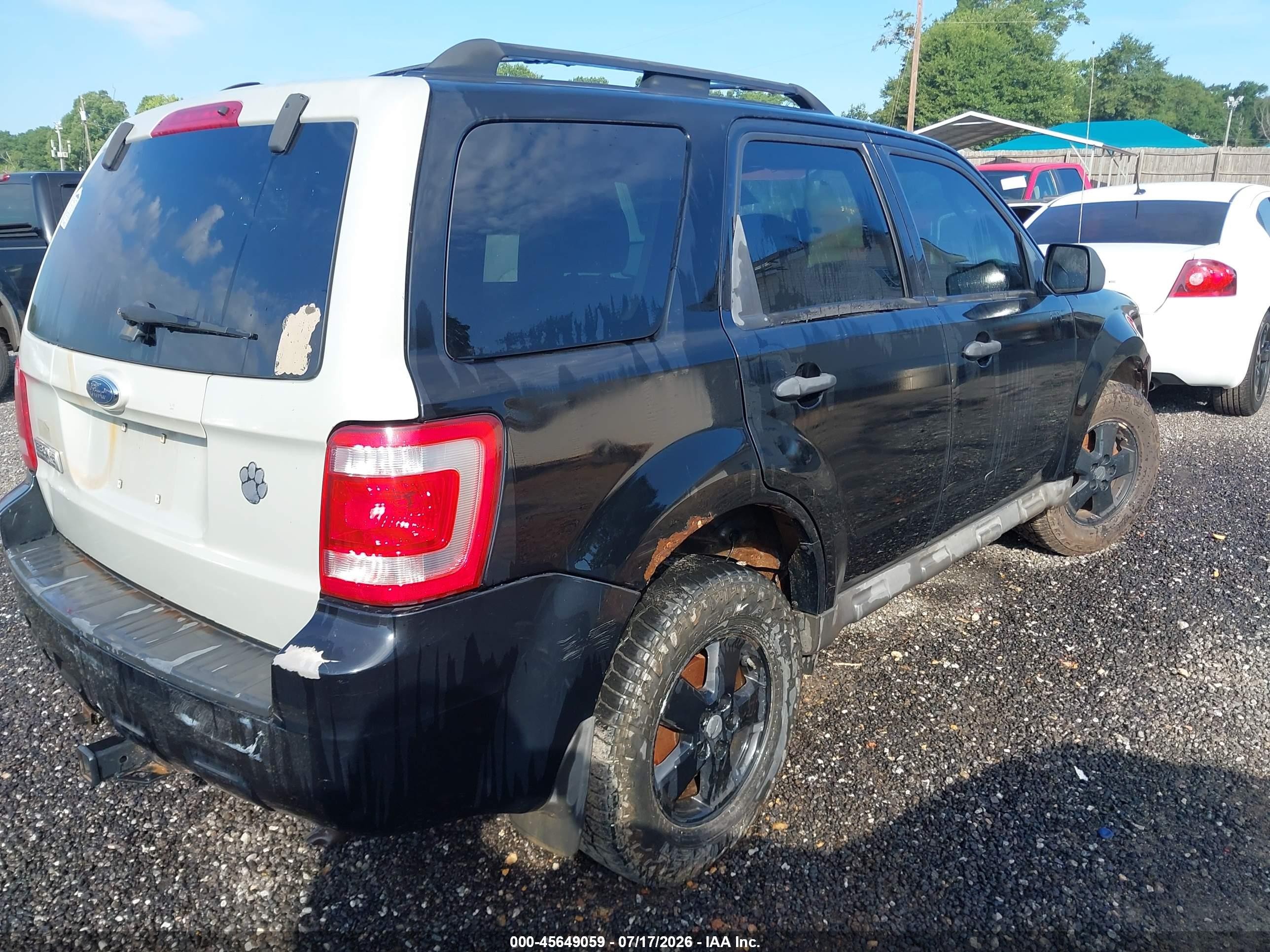2009 Ford Escape Xlt Black vin: 1FMCU03G99KA58907