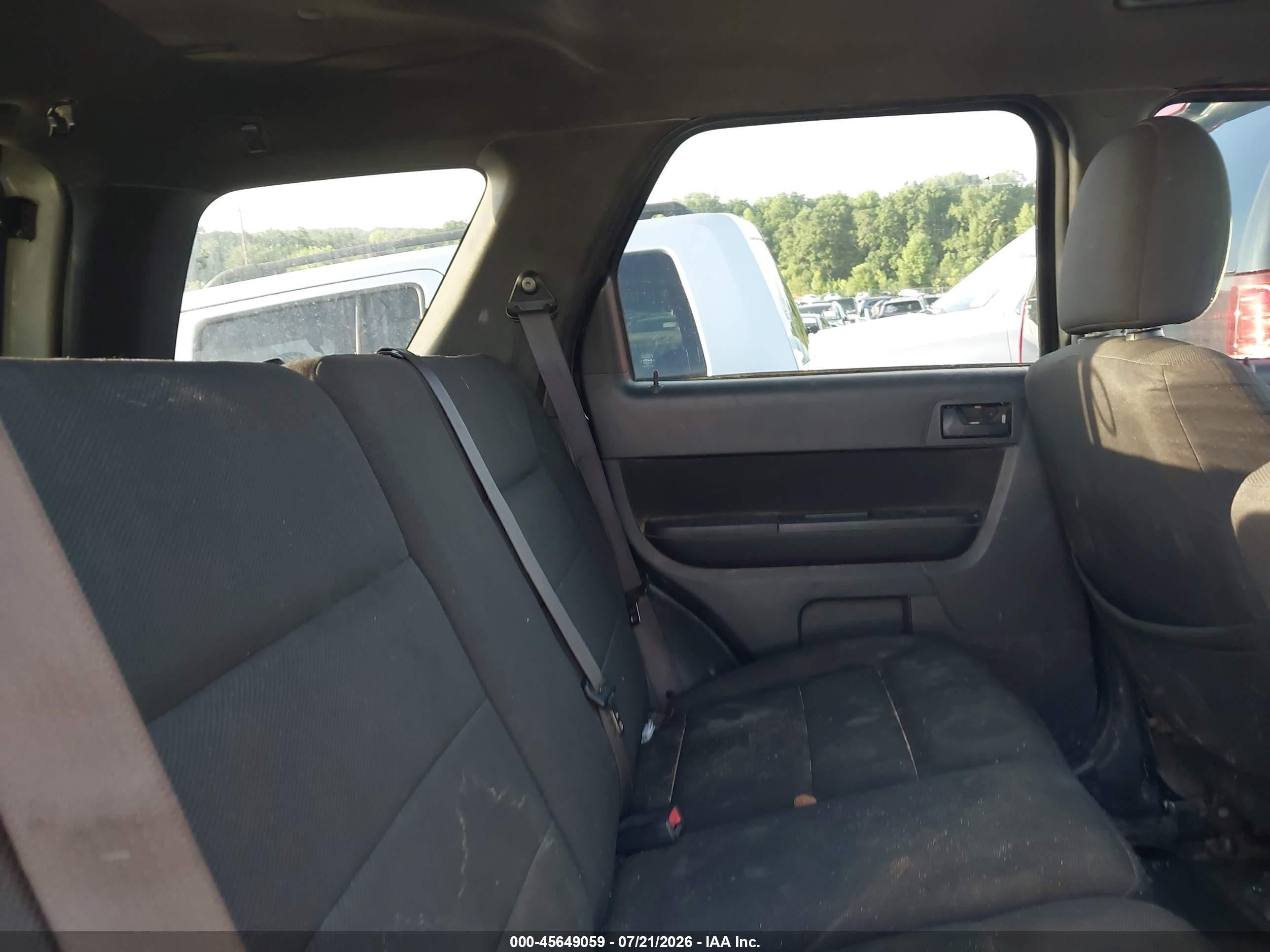 2009 Ford Escape Xlt Black vin: 1FMCU03G99KA58907