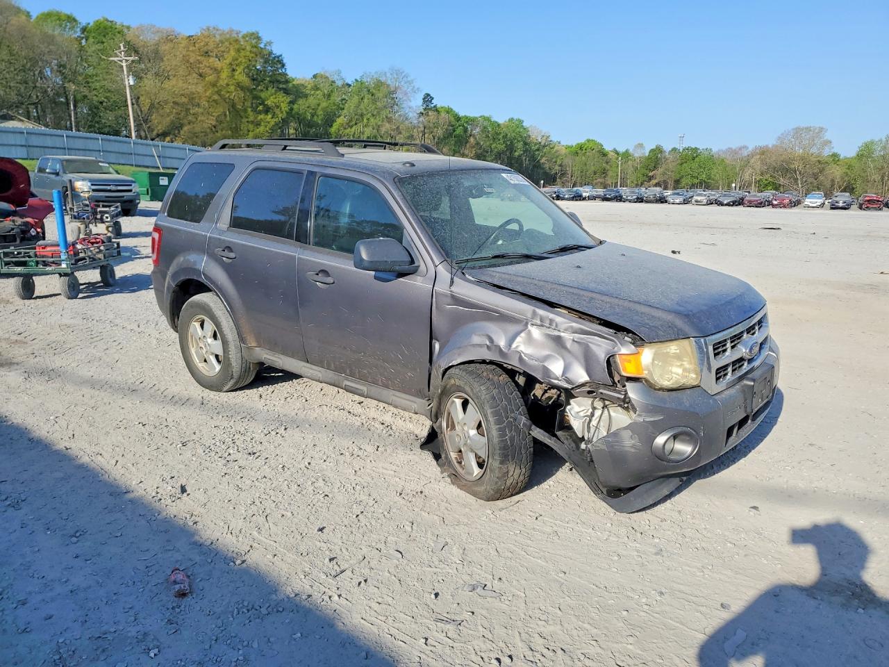 2009 Ford Escape Xlt Gray vin: 1FMCU03G99KA63847