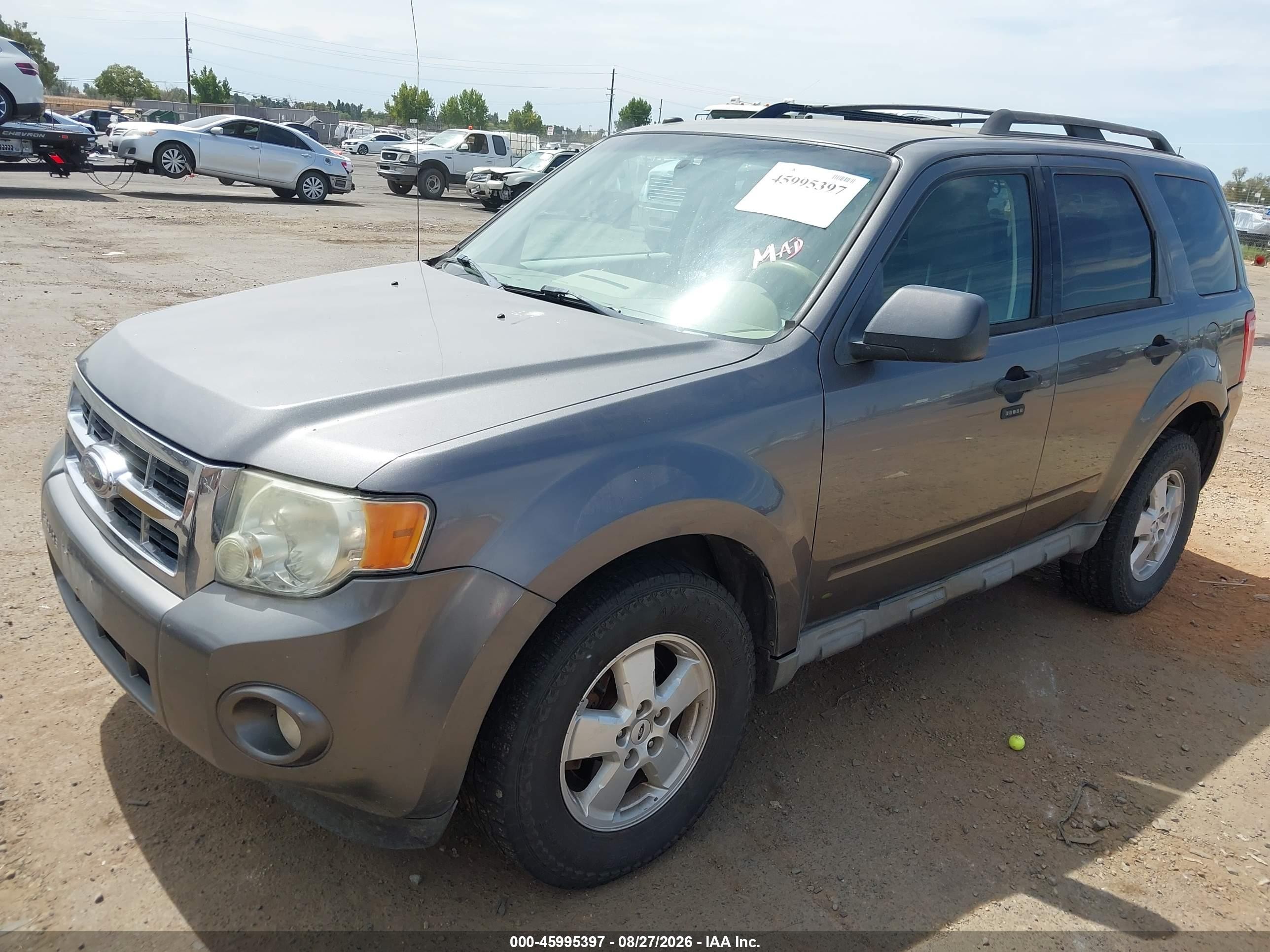 2009 Ford Escape Xlt Gray vin: 1FMCU03G99KB70123