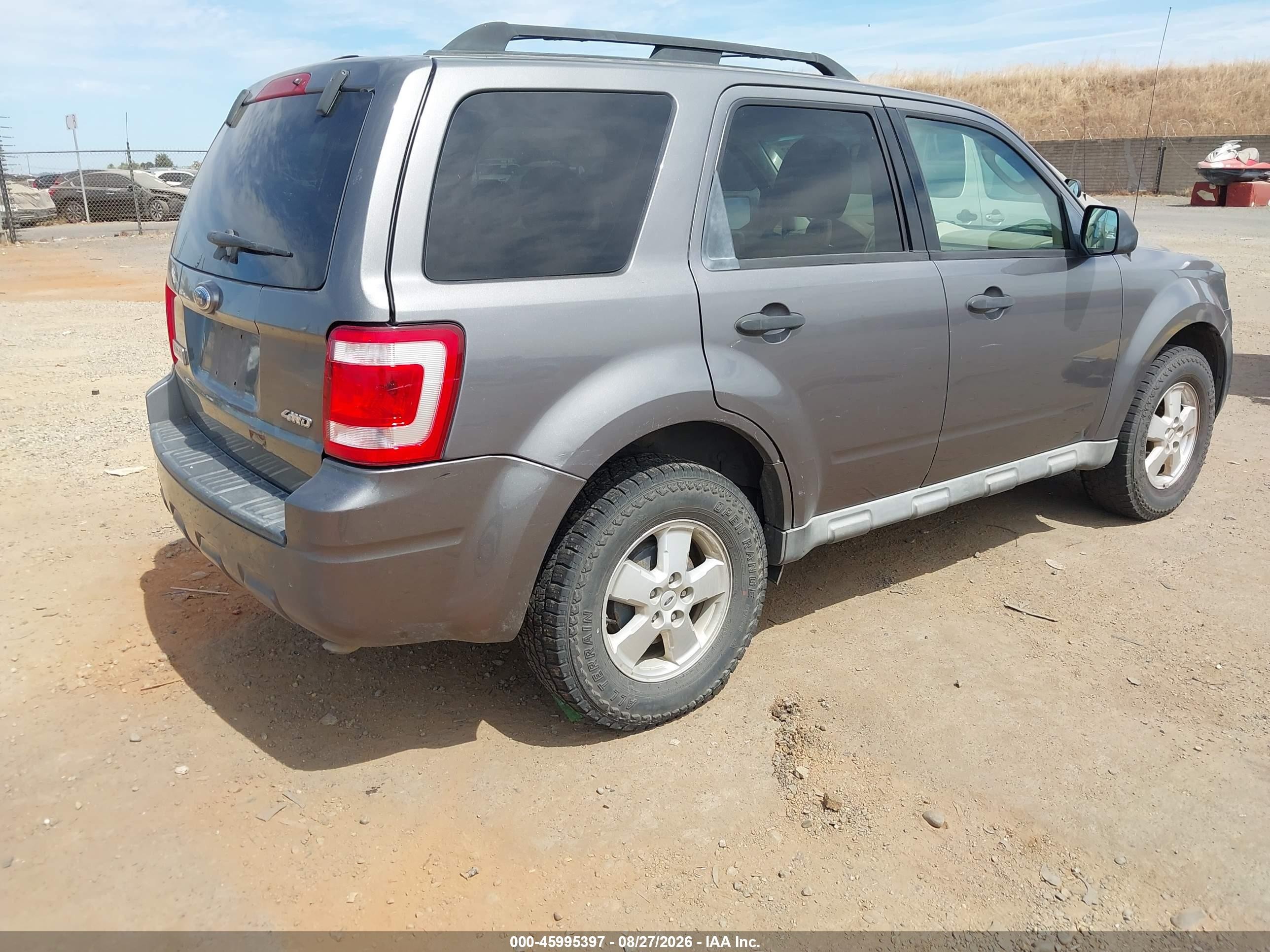 2009 Ford Escape Xlt Gray vin: 1FMCU03G99KB70123