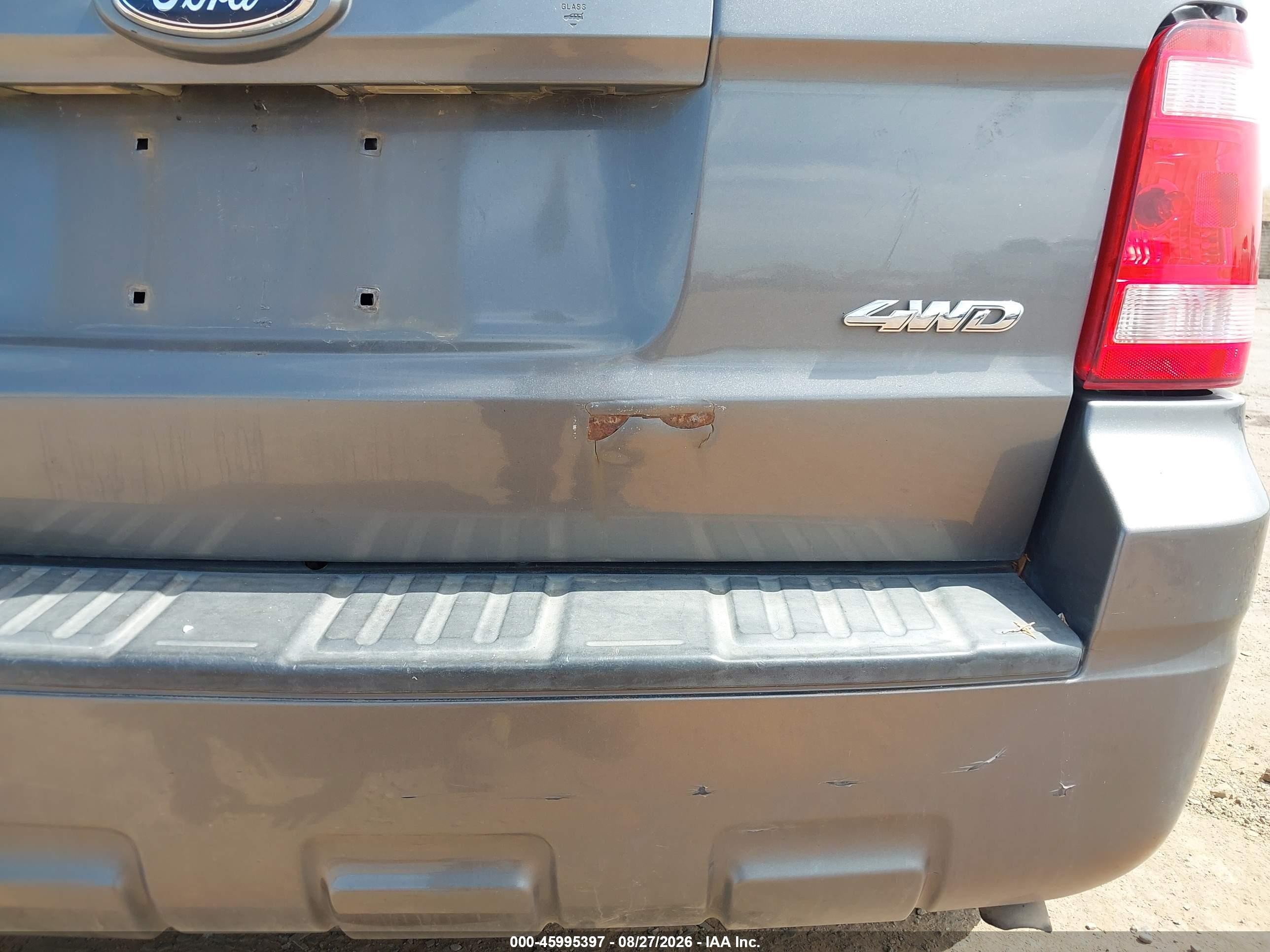 2009 Ford Escape Xlt Gray vin: 1FMCU03G99KB70123